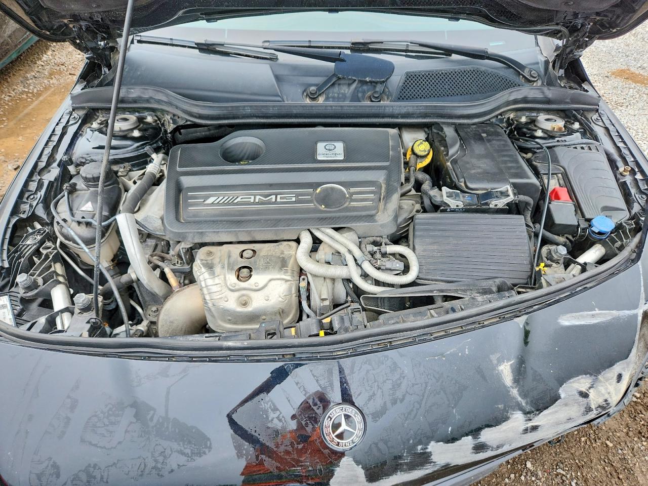2018 Mercedes-benz Cla 45 Amg Черный vin: WDDSJ5CB6JN524876