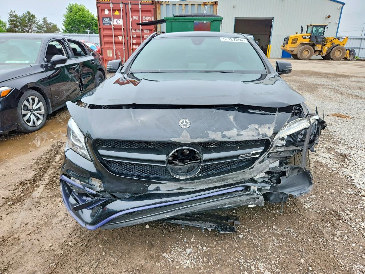 2018 Mercedes-benz Cla 45 Amg Черный vin: WDDSJ5CB6JN524876