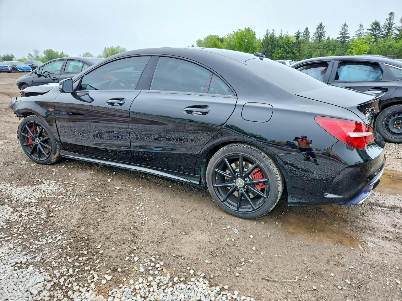 2018 Mercedes-benz Cla 45 Amg Черный vin: WDDSJ5CB6JN524876