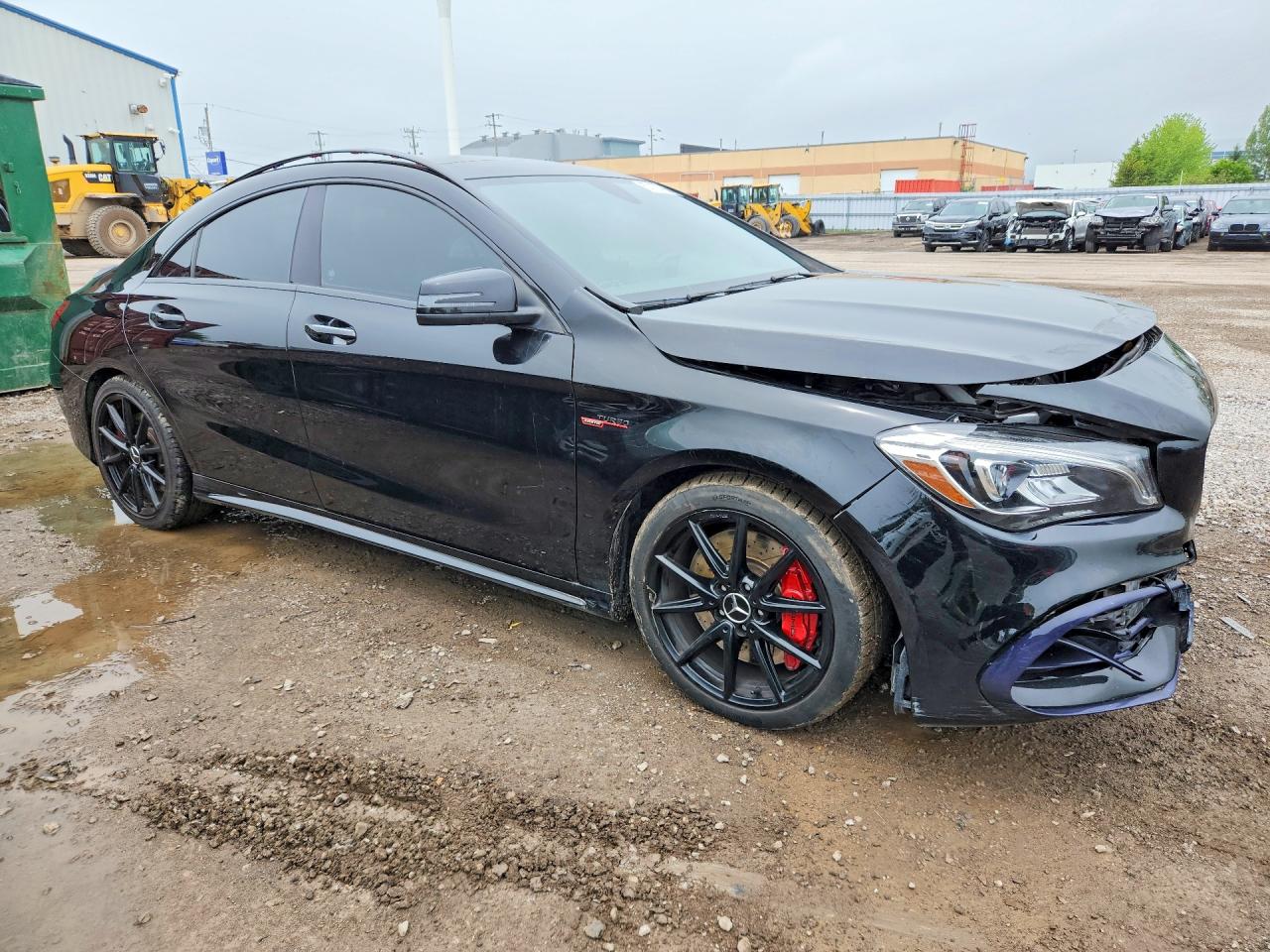 2018 Mercedes-benz Cla 45 Amg Черный vin: WDDSJ5CB6JN524876