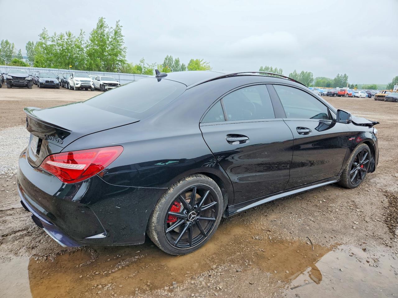 2018 Mercedes-benz Cla 45 Amg Черный vin: WDDSJ5CB6JN524876