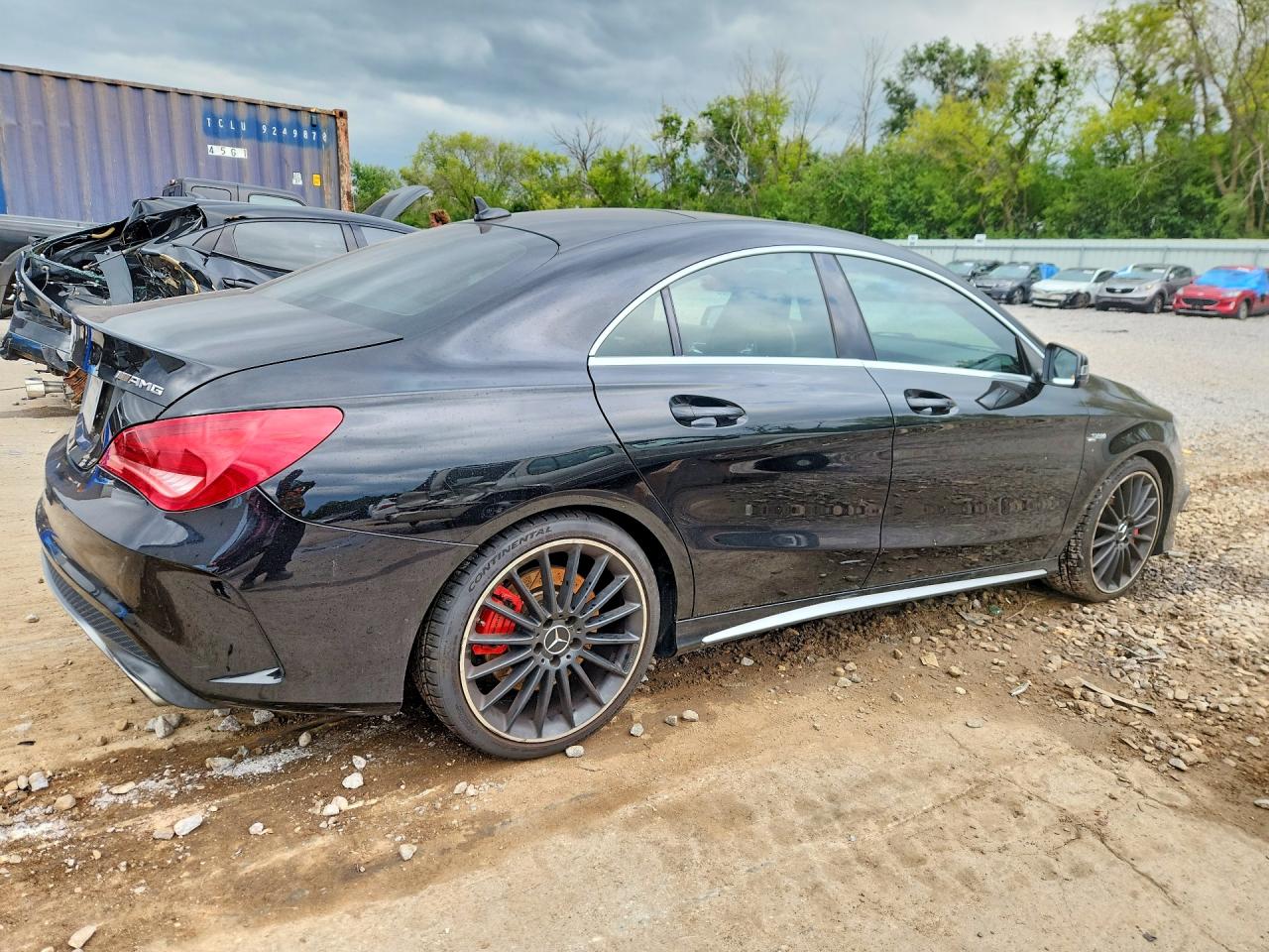 2014 Mercedes-benz Cla 45 Amg Черный vin: WDDSJ5CB7EN090358
