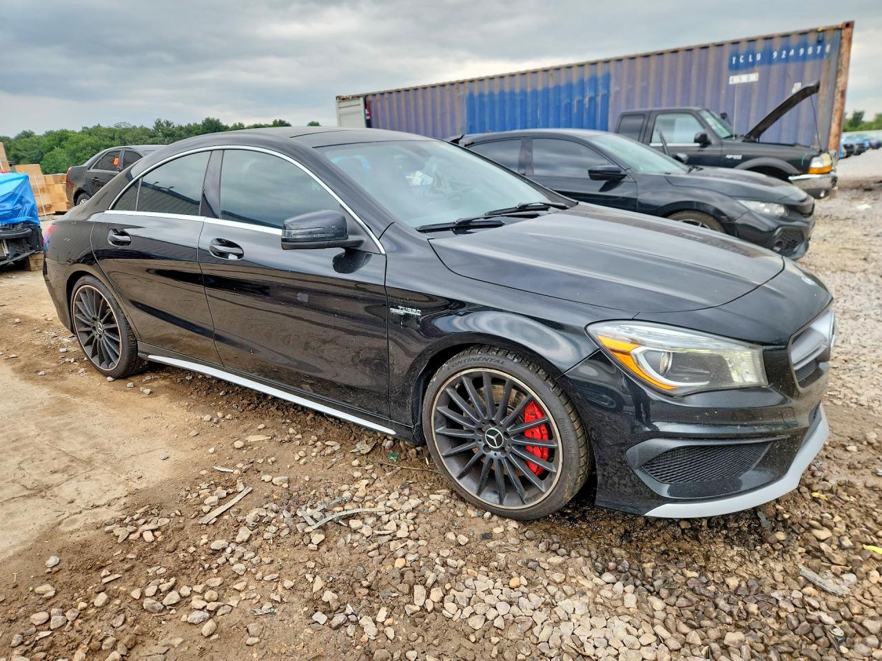 2014 Mercedes-benz Cla 45 Amg Черный vin: WDDSJ5CB7EN090358