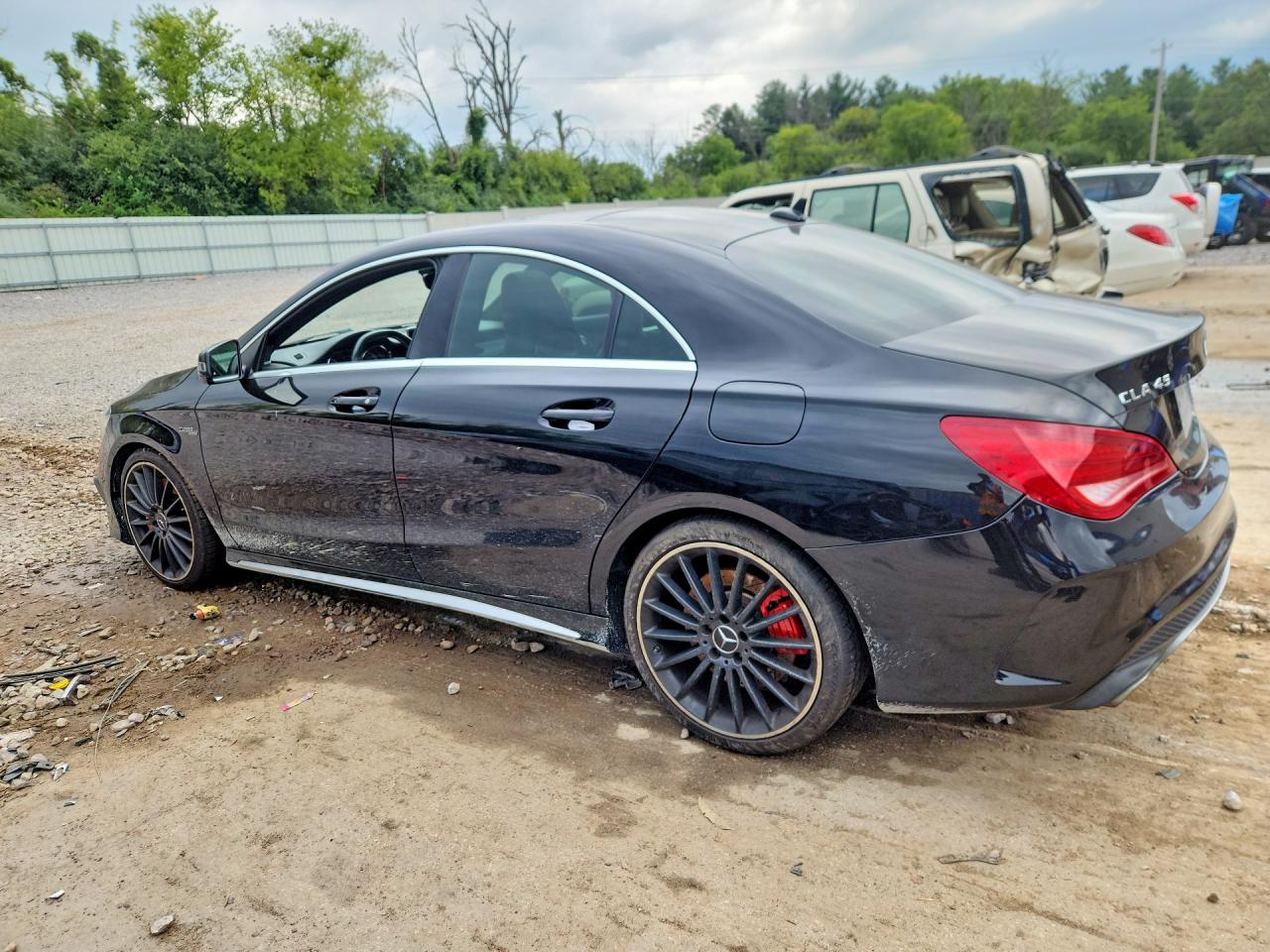 2014 Mercedes-benz Cla 45 Amg Черный vin: WDDSJ5CB7EN090358