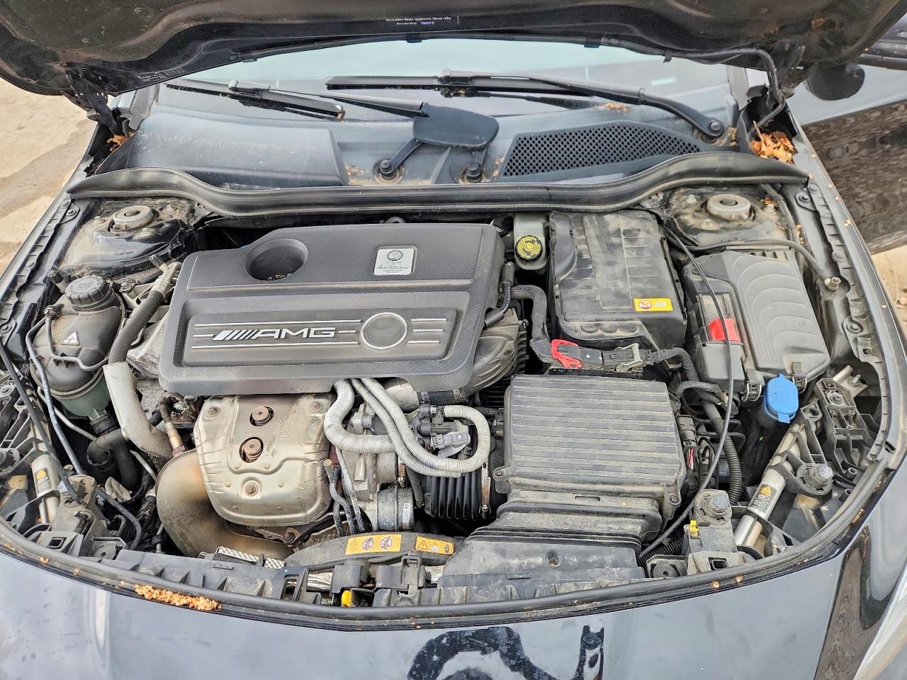 2014 Mercedes-benz Cla 45 Amg Черный vin: WDDSJ5CB7EN090358