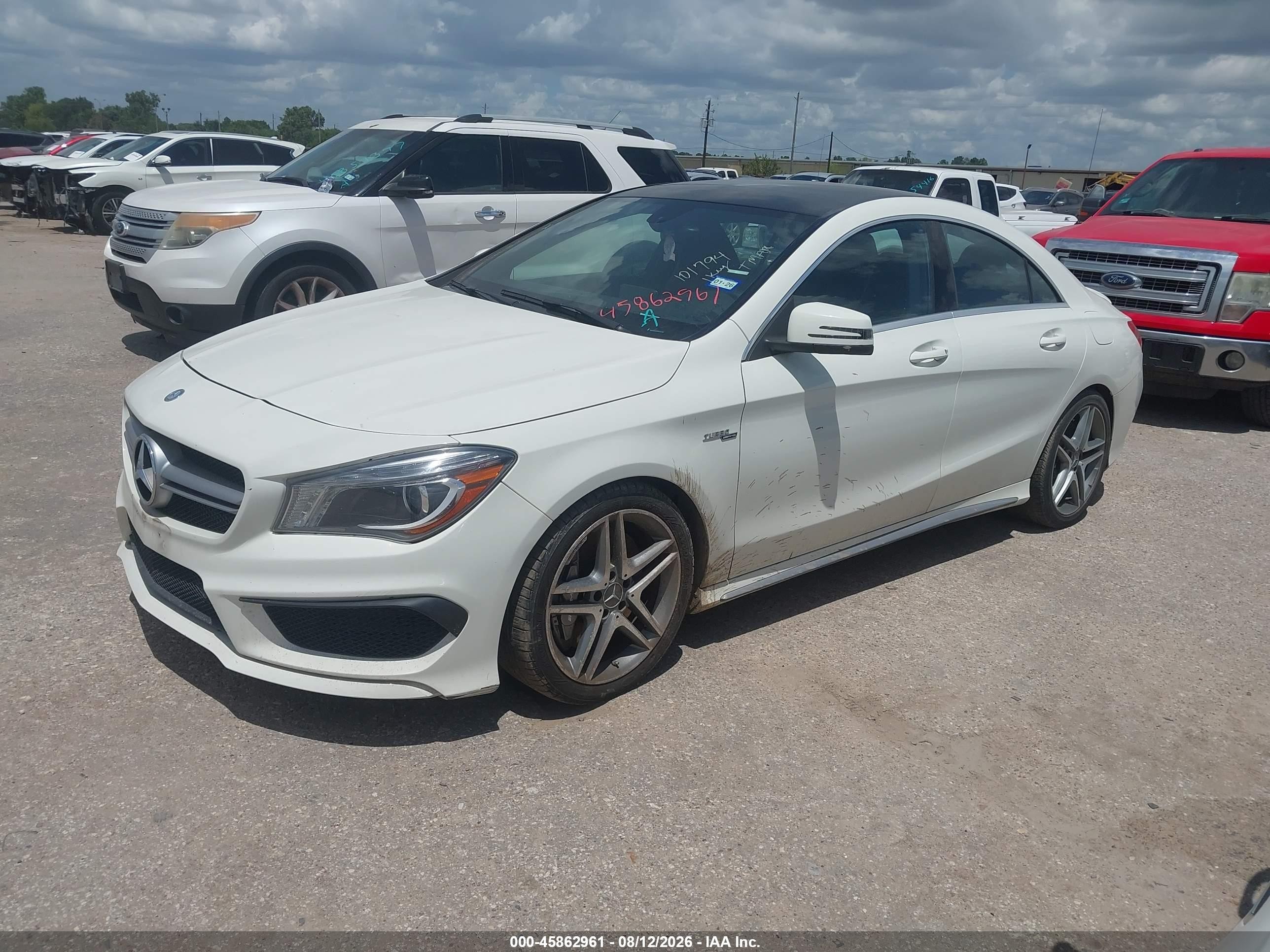 2014 Mercedes-benz Cla 45 Amg 4matic White vin: WDDSJ5CB7EN101794