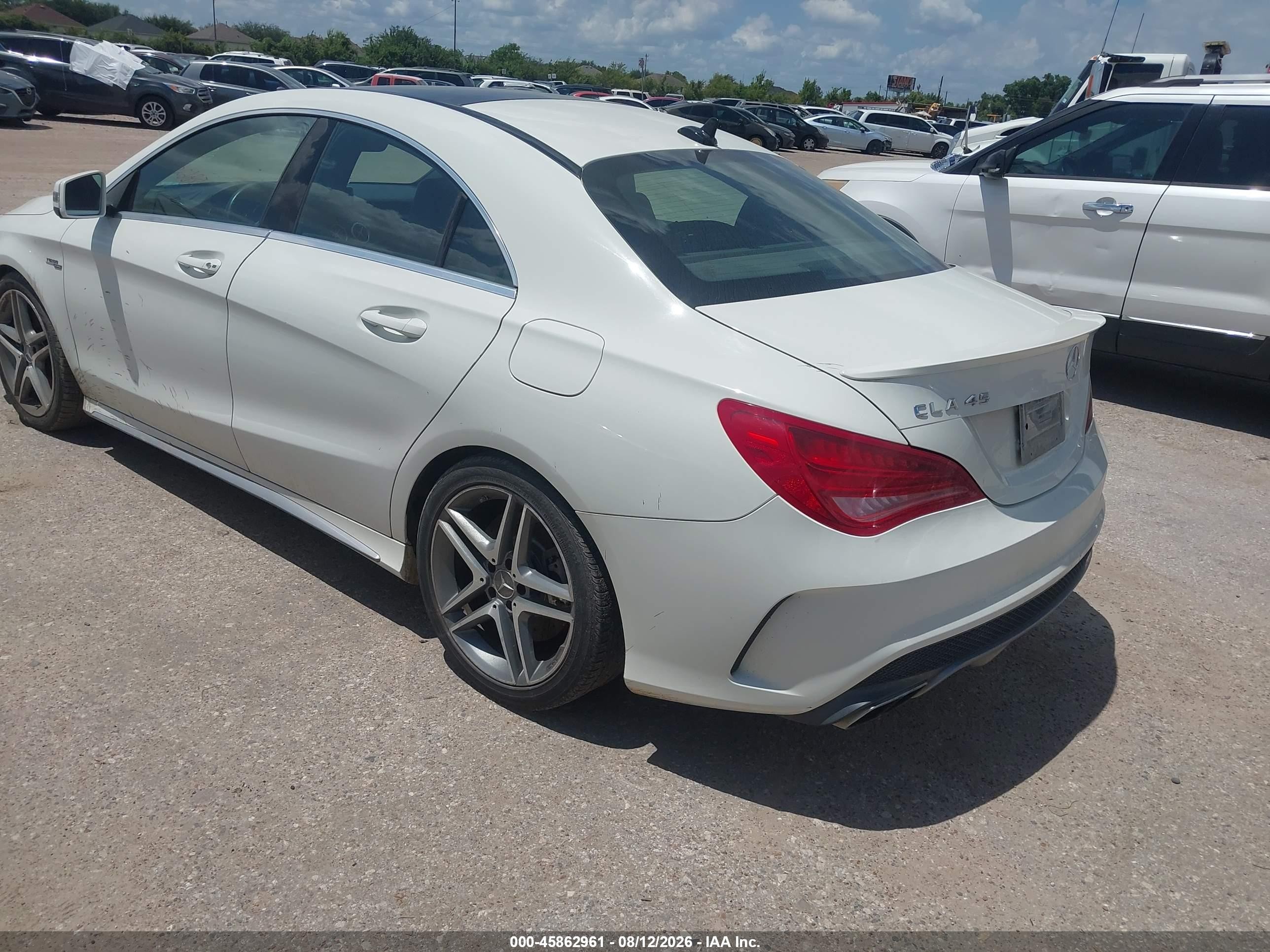 2014 Mercedes-benz Cla 45 Amg 4matic White vin: WDDSJ5CB7EN101794