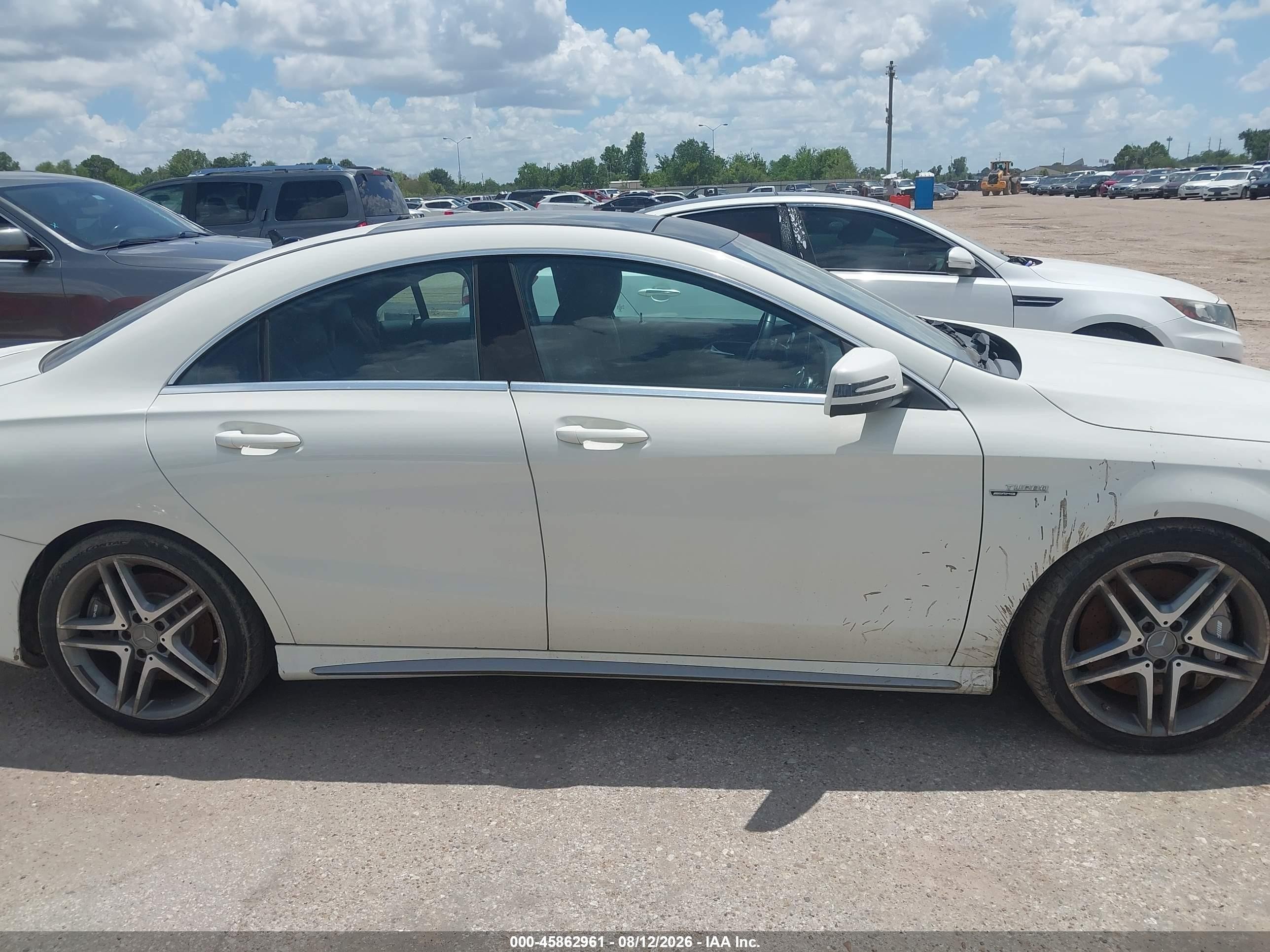 2014 Mercedes-benz Cla 45 Amg 4matic White vin: WDDSJ5CB7EN101794