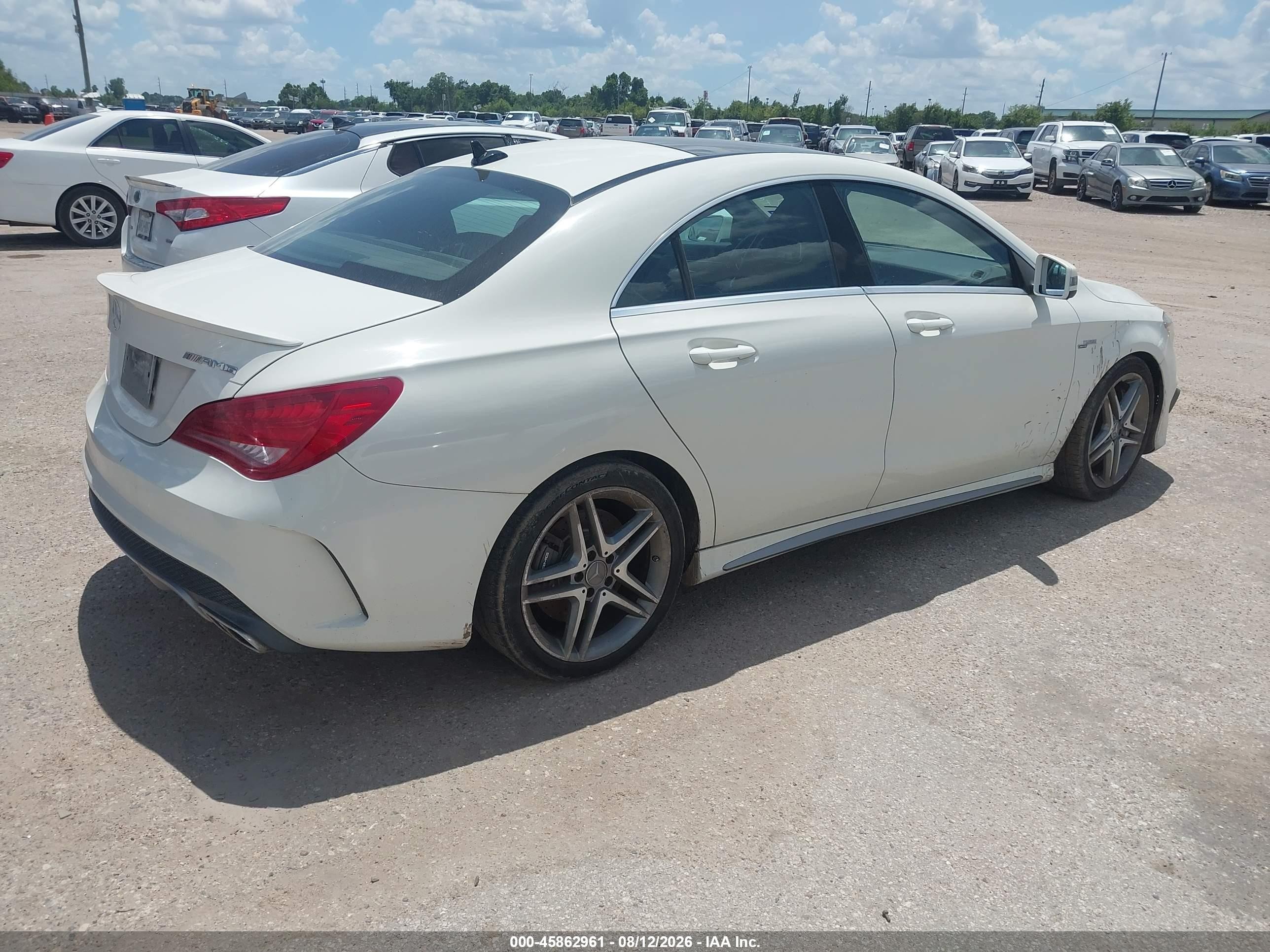 2014 Mercedes-benz Cla 45 Amg 4matic White vin: WDDSJ5CB7EN101794
