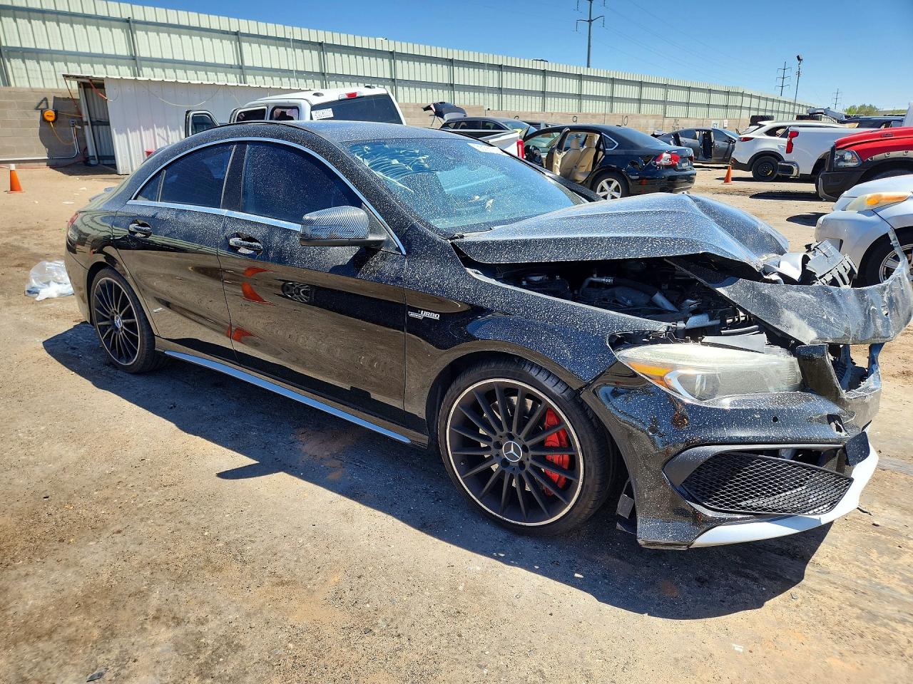 2014 Mercedes-benz Cla 45 Amg Черный vin: WDDSJ5CB7EN115307