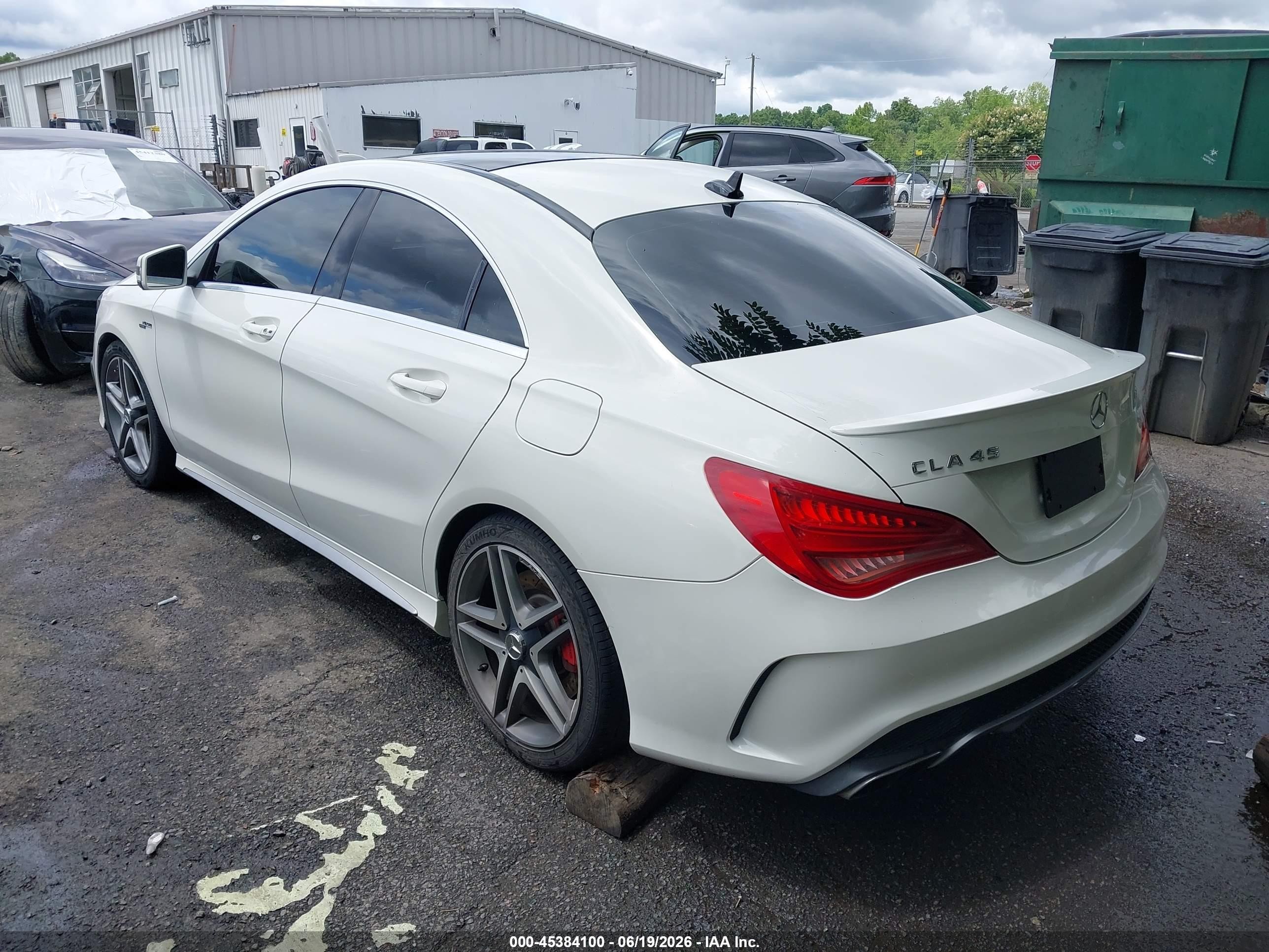 2014 Mercedes-benz Cla 45 Amg 4matic White vin: WDDSJ5CB7EN128123