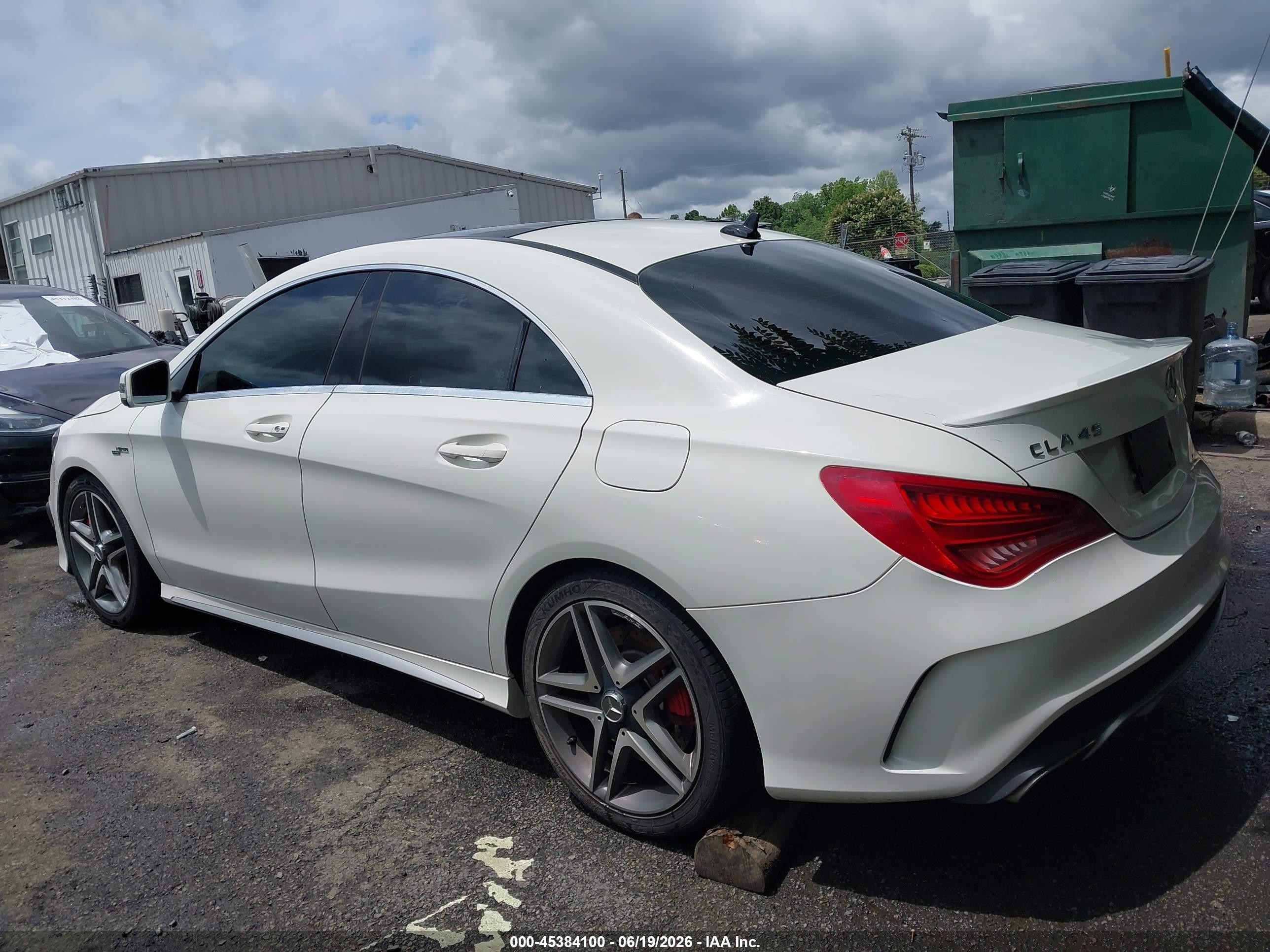 2014 Mercedes-benz Cla 45 Amg 4matic White vin: WDDSJ5CB7EN128123