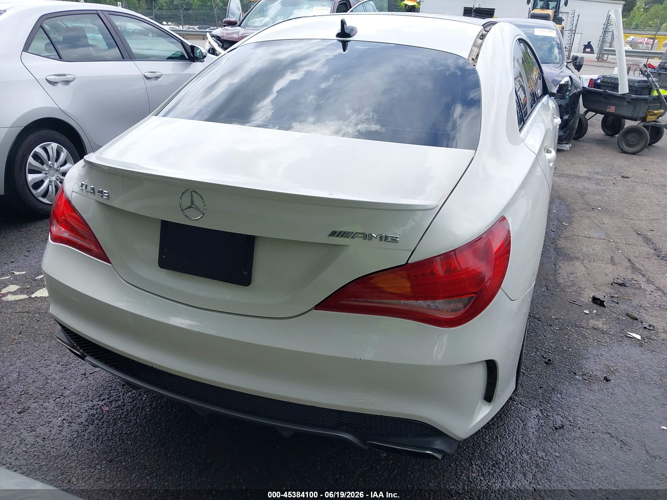 2014 Mercedes-benz Cla 45 Amg 4matic White vin: WDDSJ5CB7EN128123