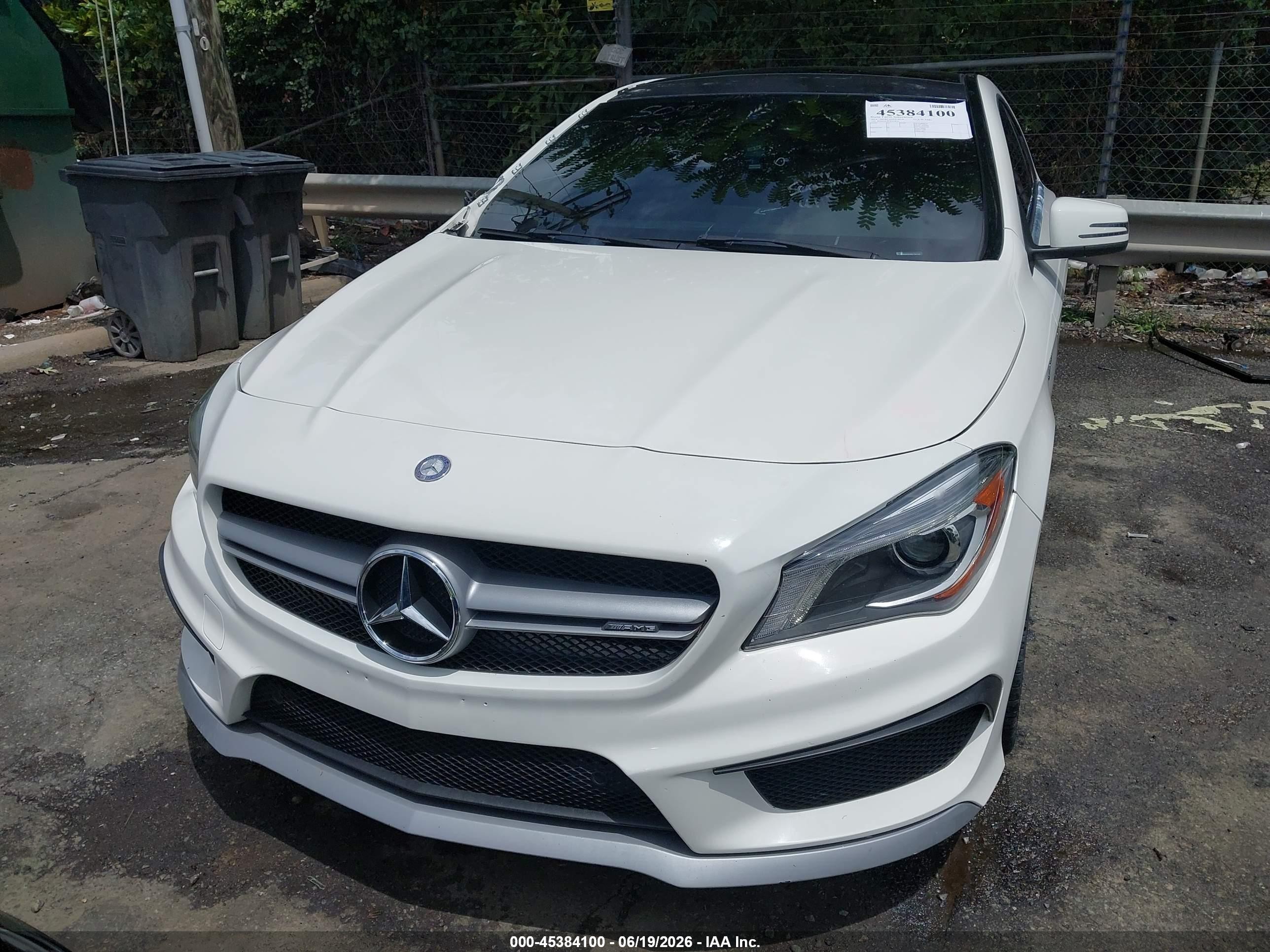 2014 Mercedes-benz Cla 45 Amg 4matic White vin: WDDSJ5CB7EN128123
