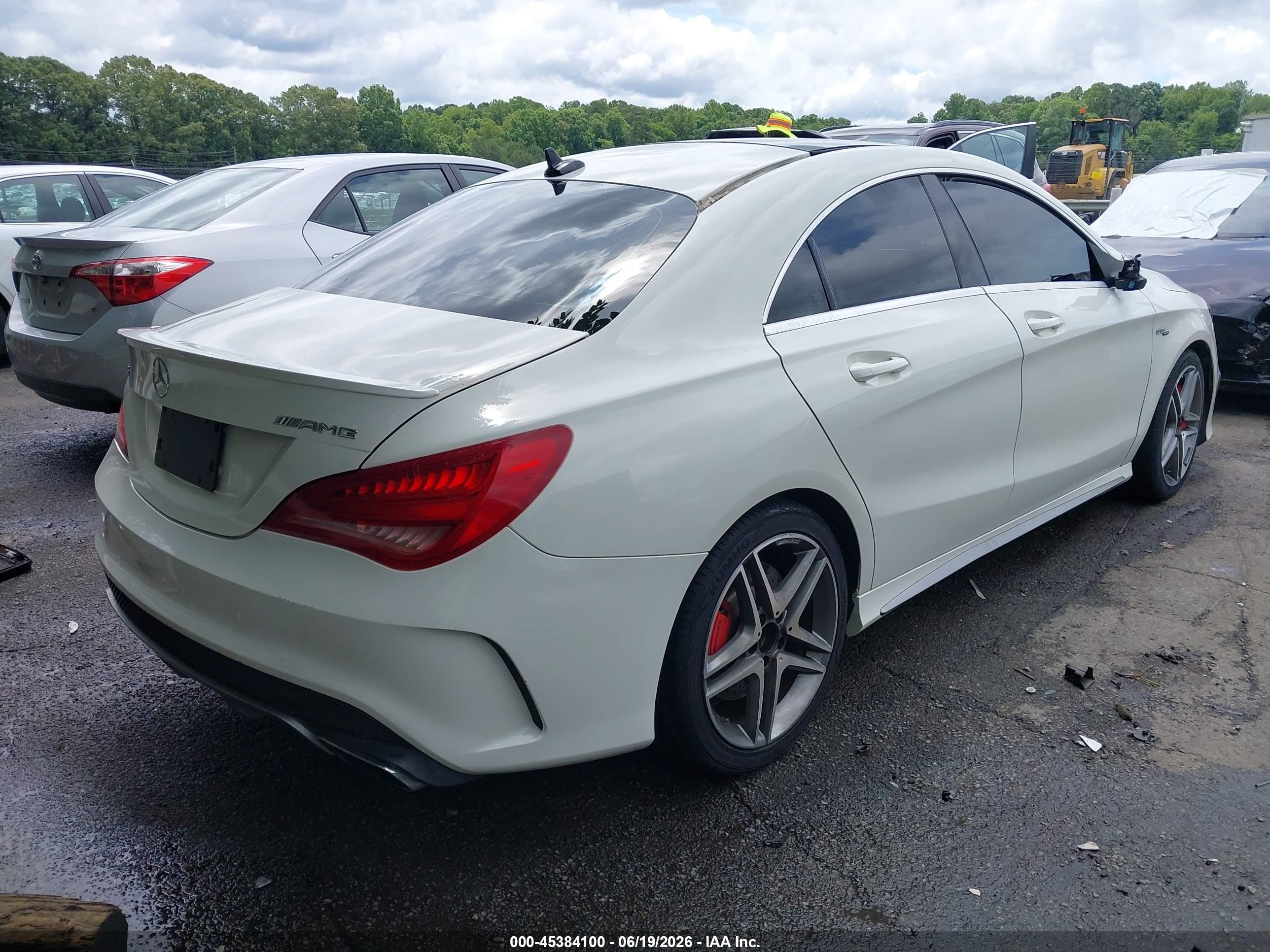 2014 Mercedes-benz Cla 45 Amg 4matic White vin: WDDSJ5CB7EN128123