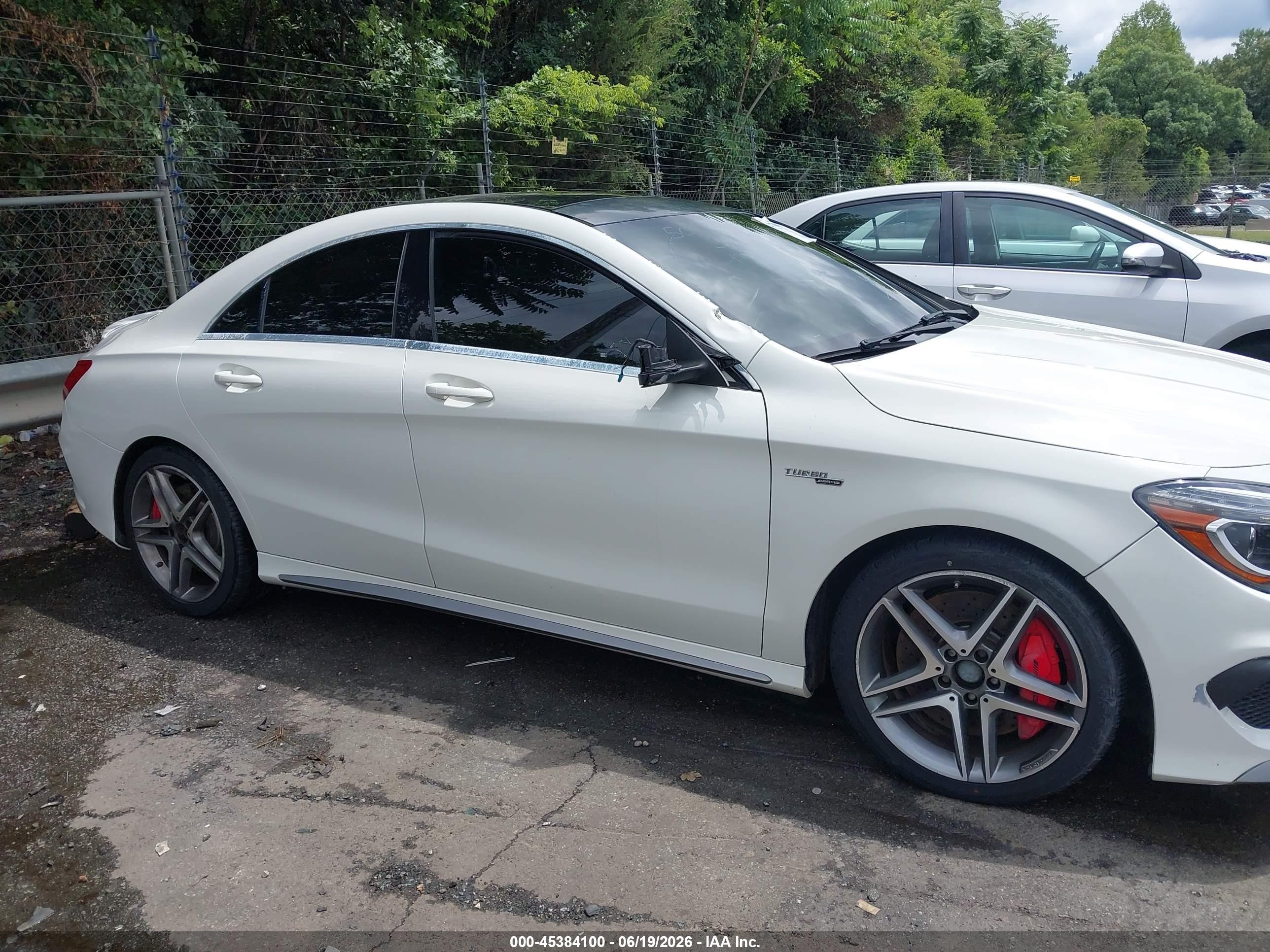 2014 Mercedes-benz Cla 45 Amg 4matic White vin: WDDSJ5CB7EN128123