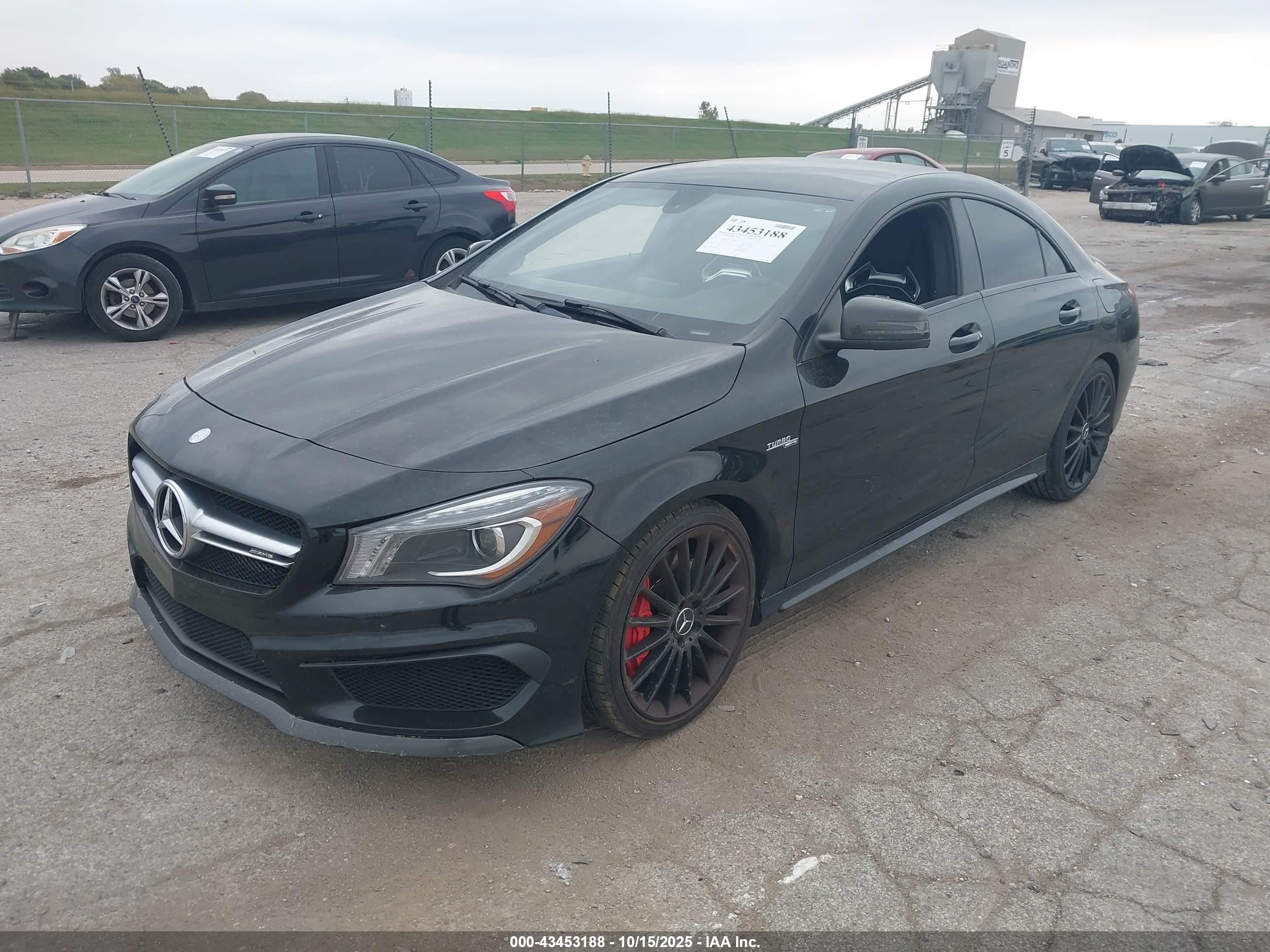 2014 Mercedes-benz Cla 45 Amg 4matic Black vin: WDDSJ5CB7EN144774