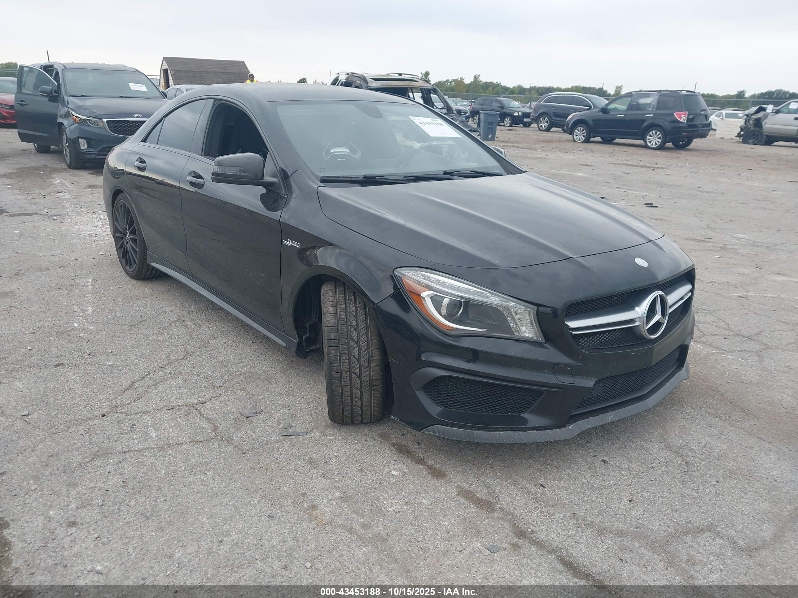 2014 Mercedes-benz Cla 45 Amg 4matic Black vin: WDDSJ5CB7EN144774