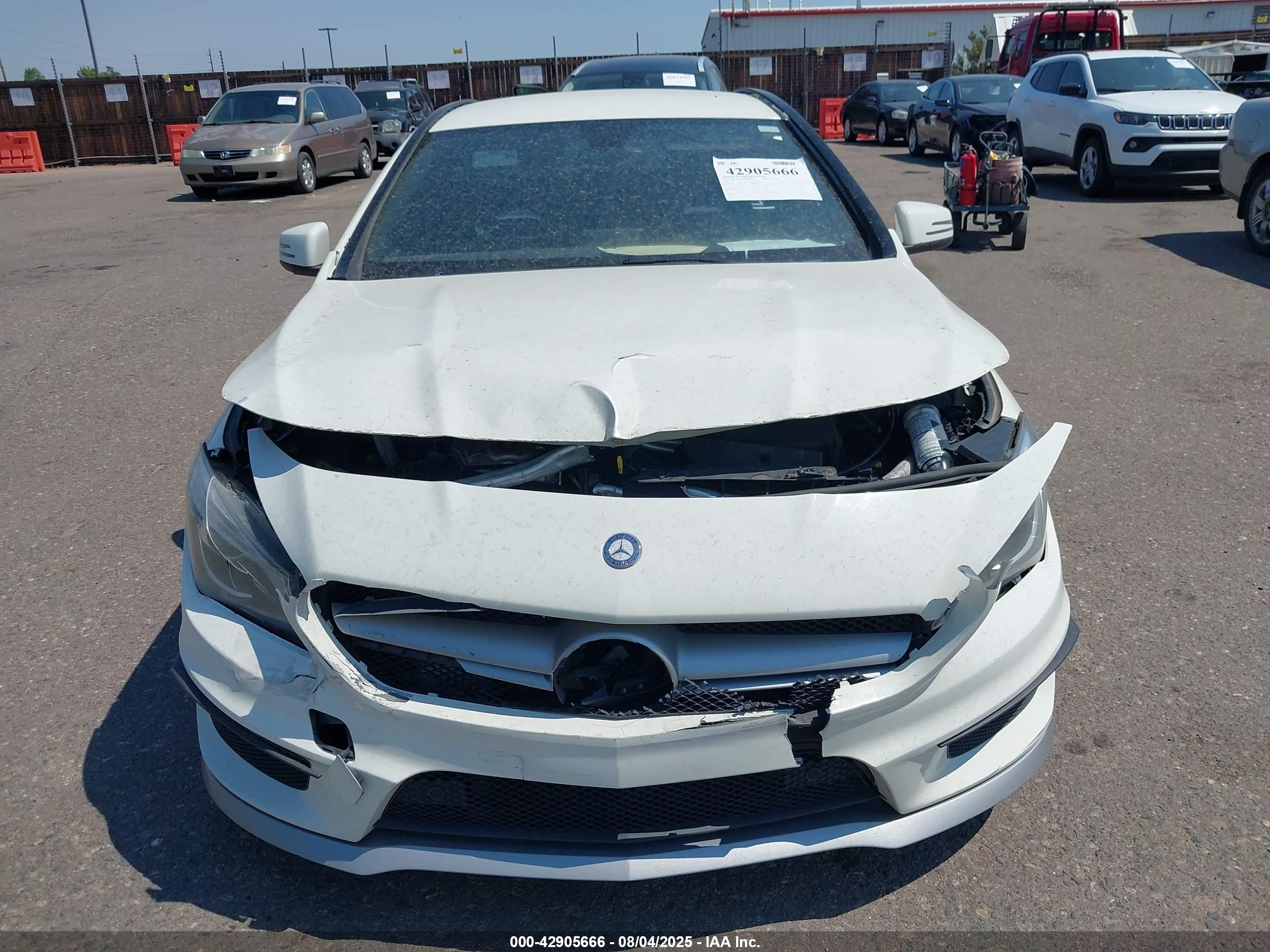 2014 Mercedes-benz Cla 45 Amg 4matic White vin: WDDSJ5CB8EN059796