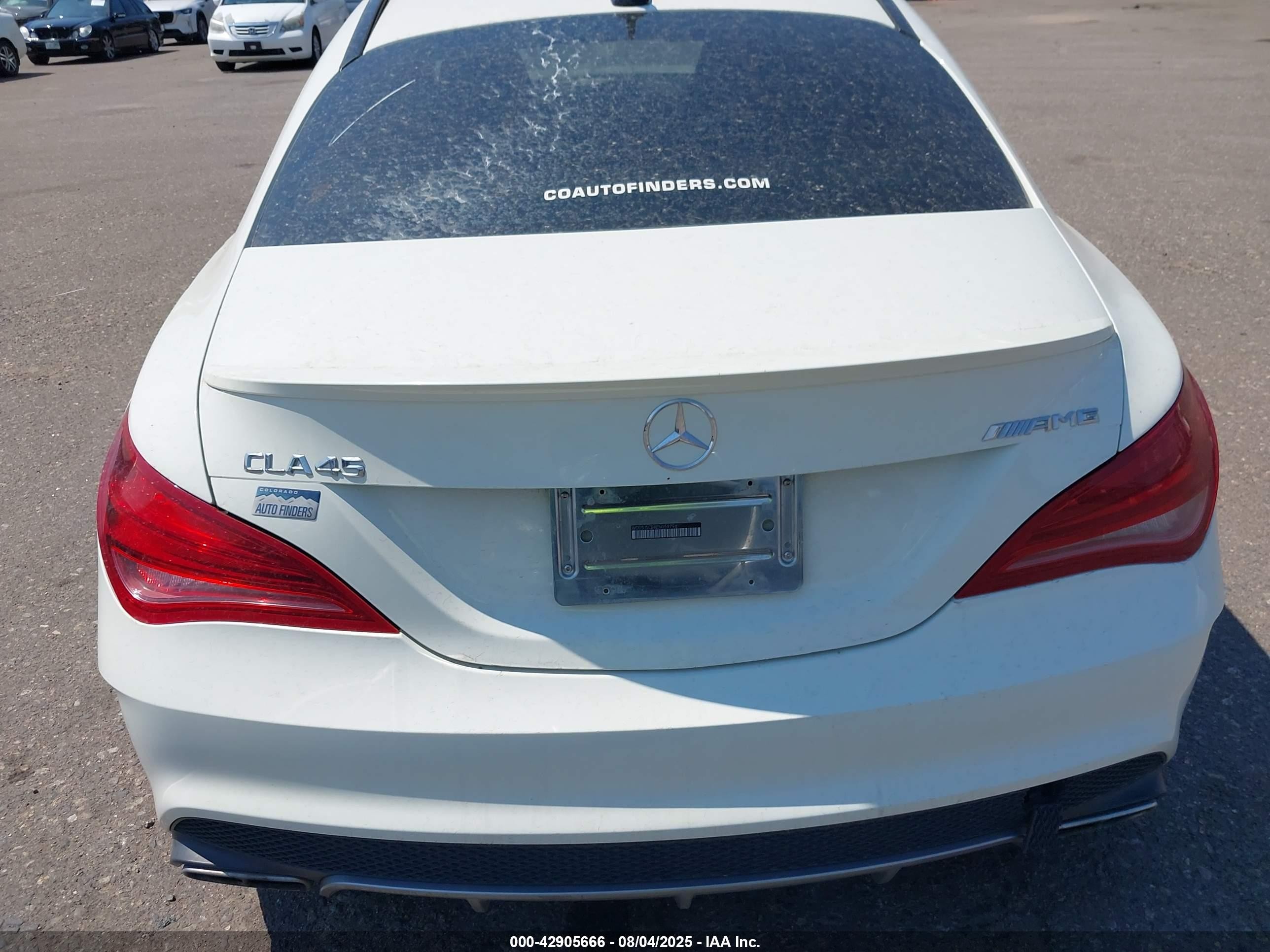 2014 Mercedes-benz Cla 45 Amg 4matic White vin: WDDSJ5CB8EN059796