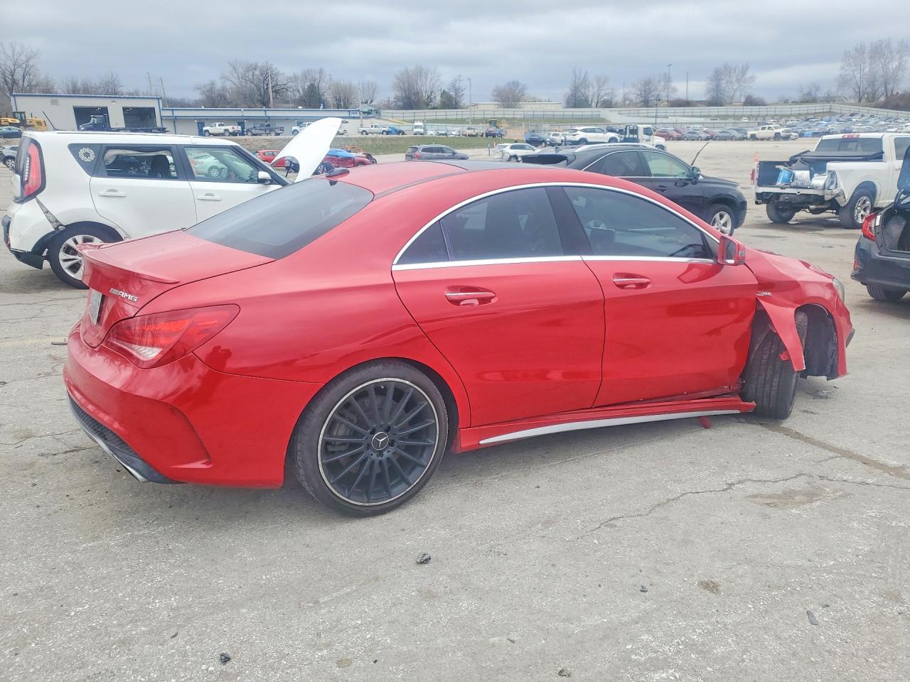 2015 Mercedes-benz Cla 45 Amg Red vin: WDDSJ5CB9FN166776