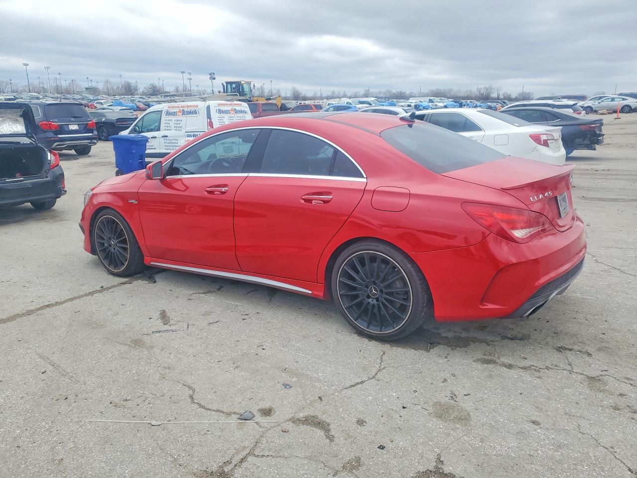 2015 Mercedes-benz Cla 45 Amg Red vin: WDDSJ5CB9FN166776
