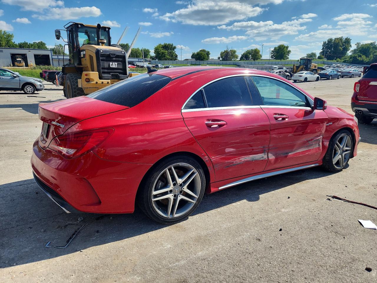 2015 Mercedes-benz Cla 45 Amg Red vin: WDDSJ5CB9FN256560