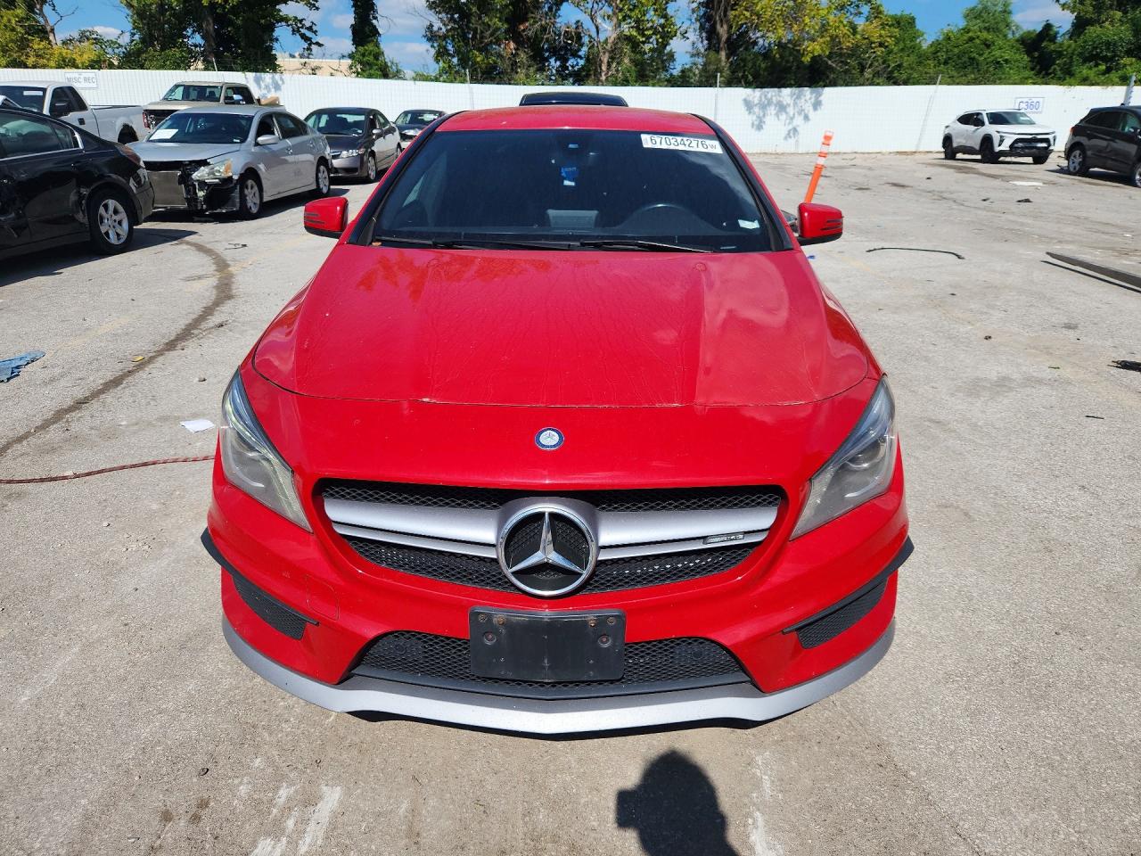 2015 Mercedes-benz Cla 45 Amg Red vin: WDDSJ5CB9FN256560