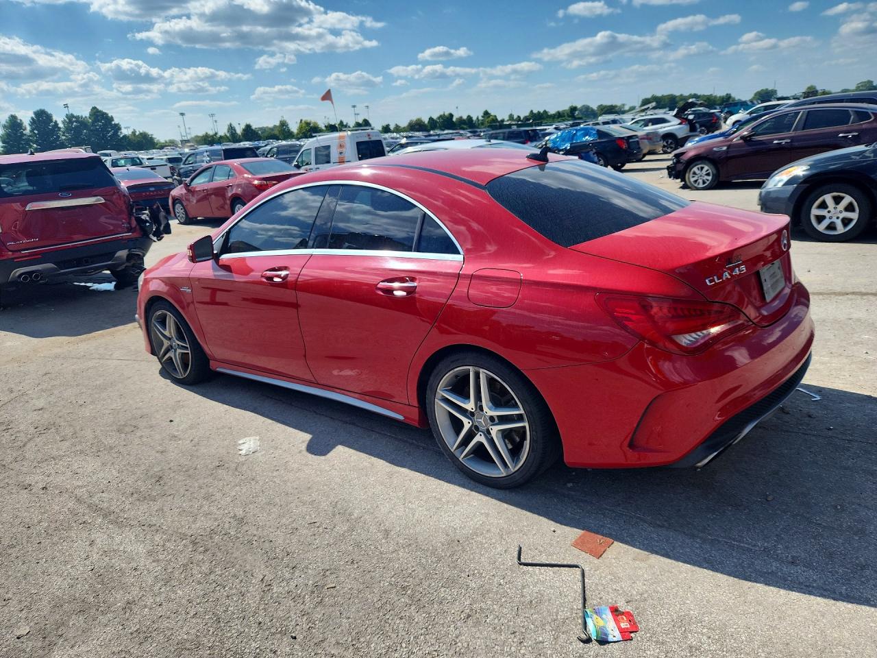 2015 Mercedes-benz Cla 45 Amg Red vin: WDDSJ5CB9FN256560