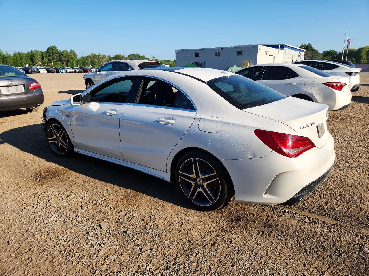 2014 Mercedes-benz Cla 45 Amg White vin: WDDSJ5CBXEN111056