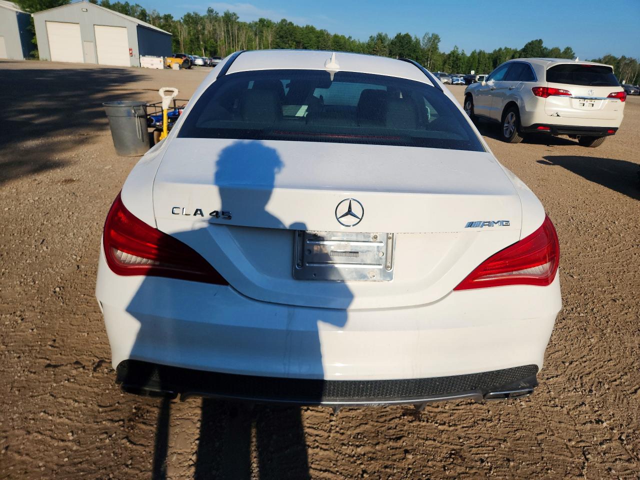 2014 Mercedes-benz Cla 45 Amg White vin: WDDSJ5CBXEN111056