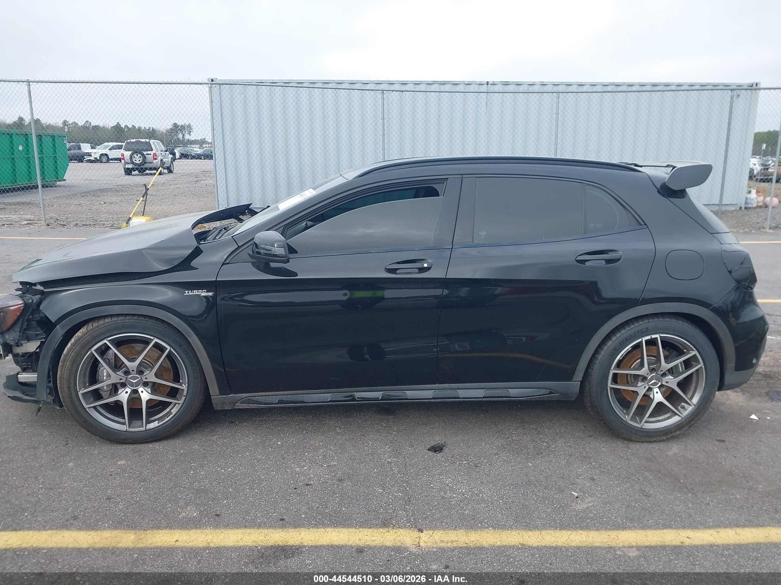 2015 Mercedes-benz Gla 45 Amg 4matic Black vin: WDDTG5CB0FJ046116