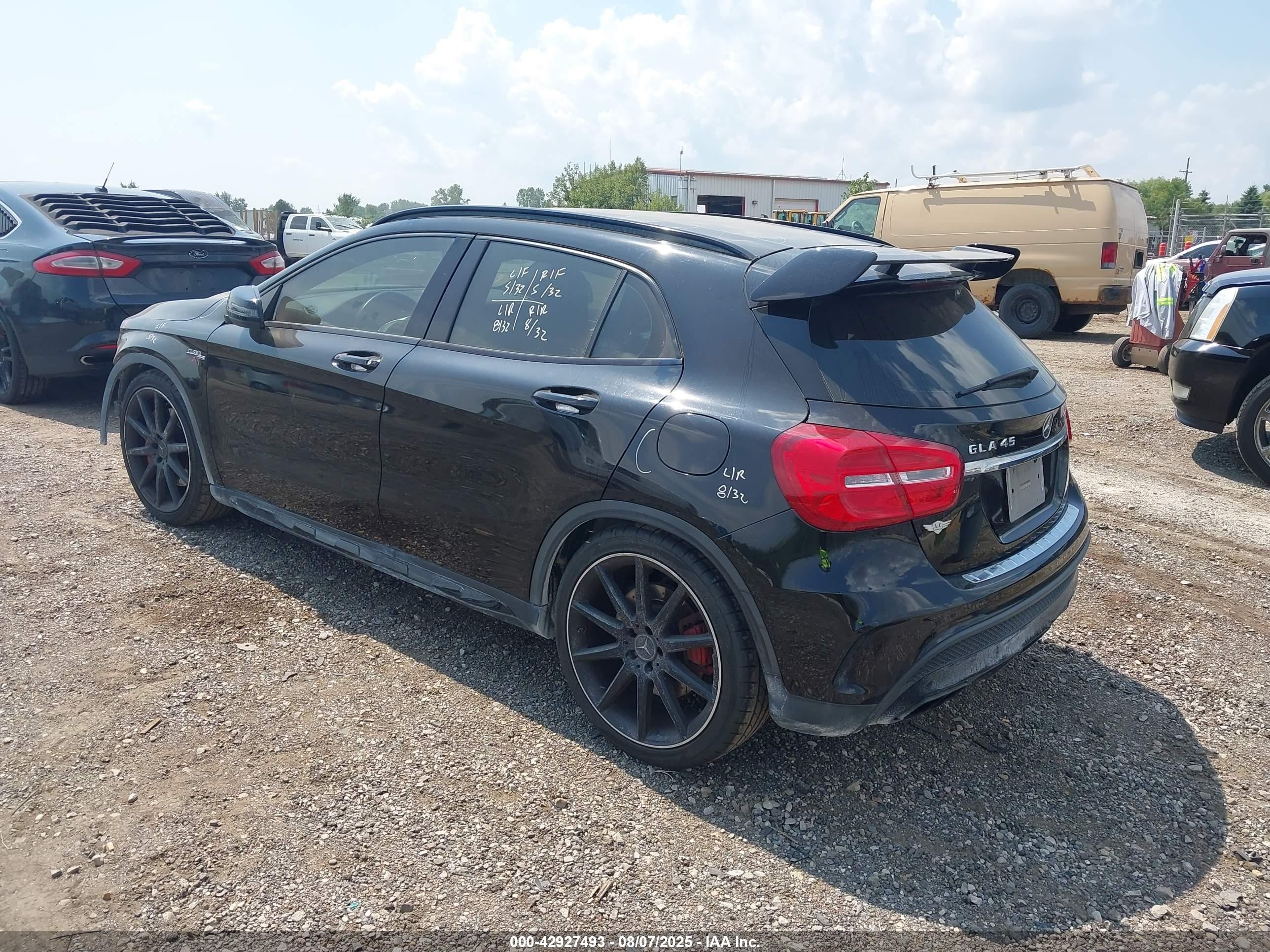 2015 Mercedes-benz Gla 45 Amg 4matic Black vin: WDDTG5CB0FJ051333