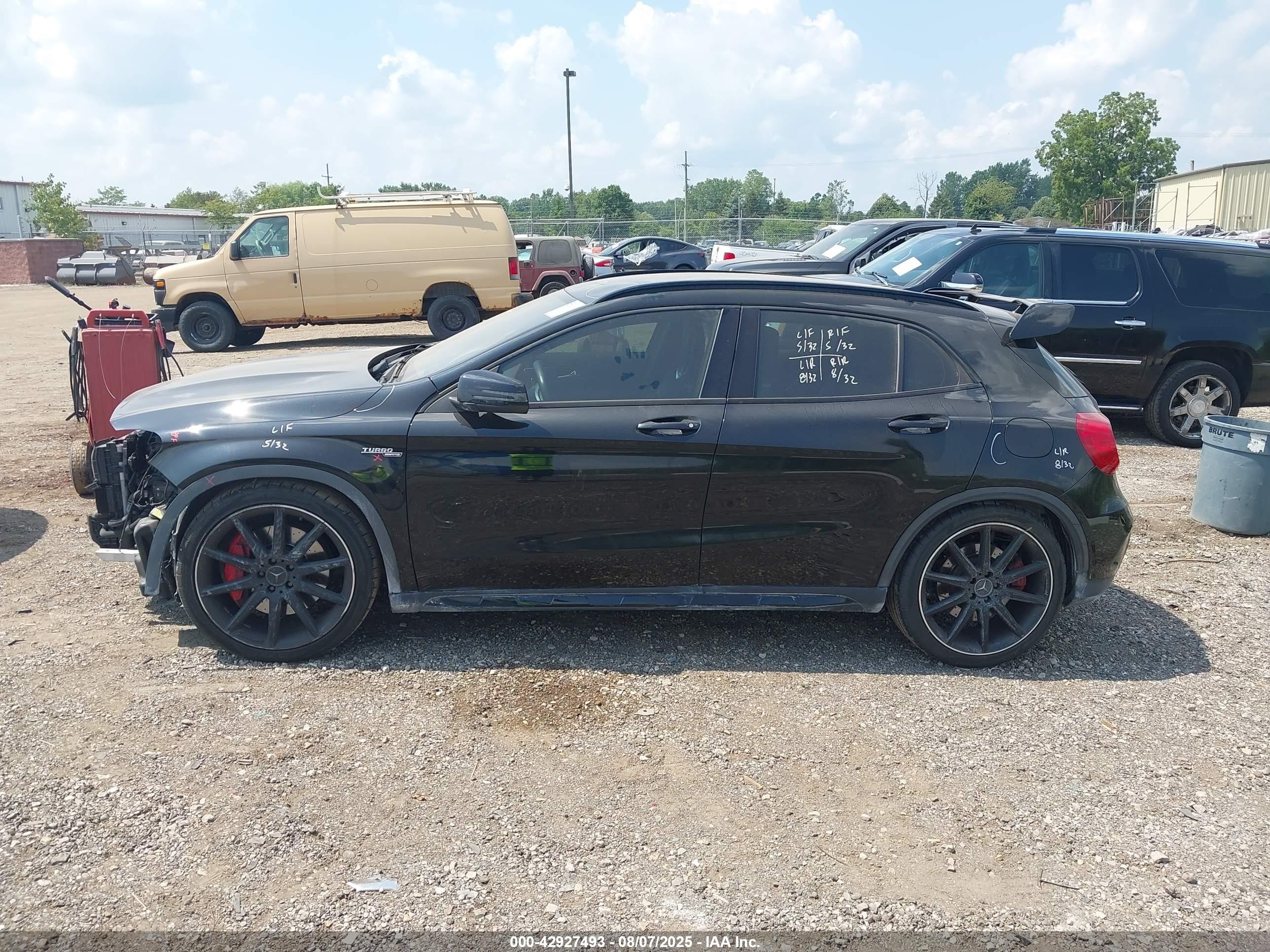 2015 Mercedes-benz Gla 45 Amg 4matic Black vin: WDDTG5CB0FJ051333
