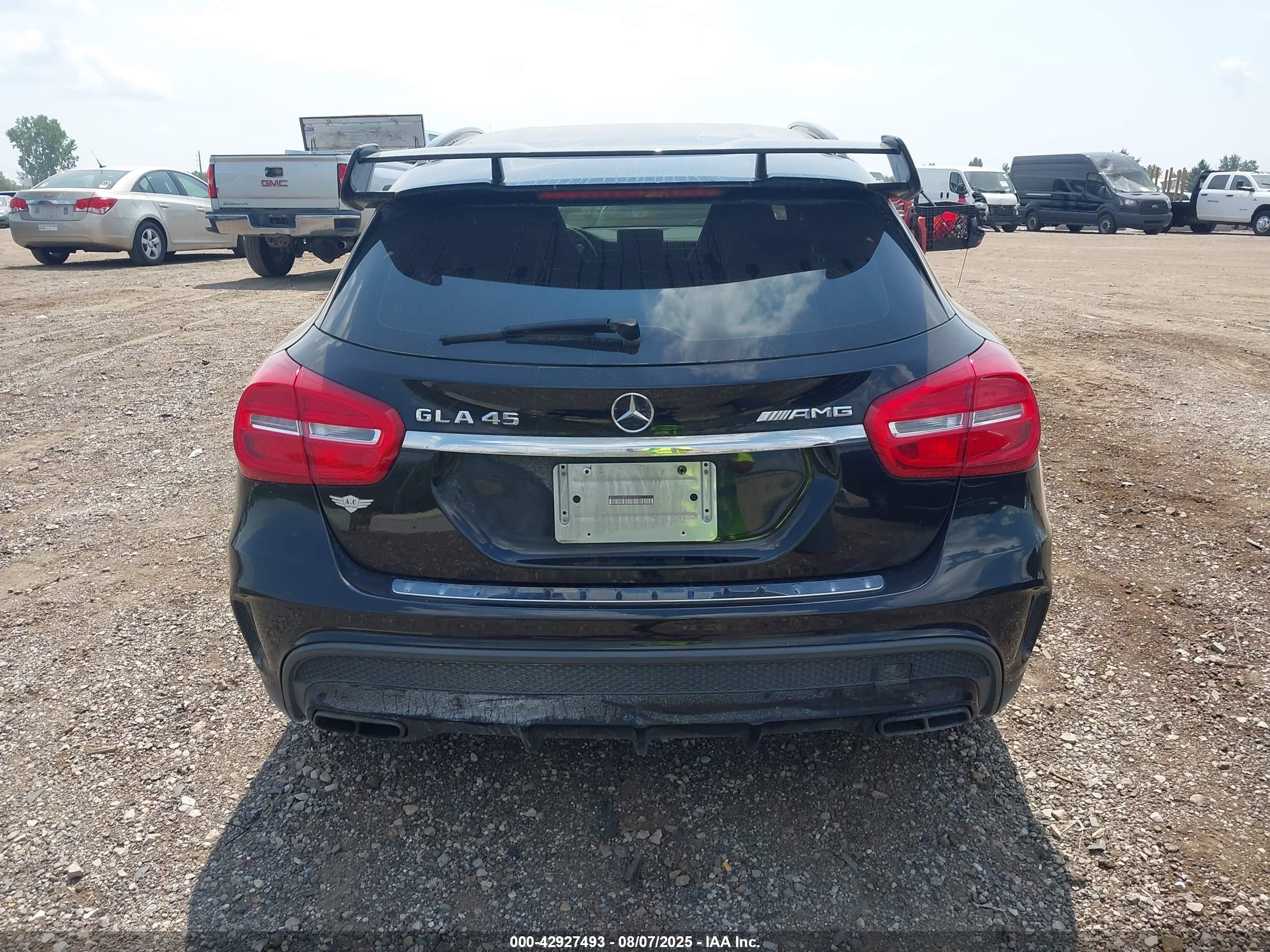2015 Mercedes-benz Gla 45 Amg 4matic Black vin: WDDTG5CB0FJ051333