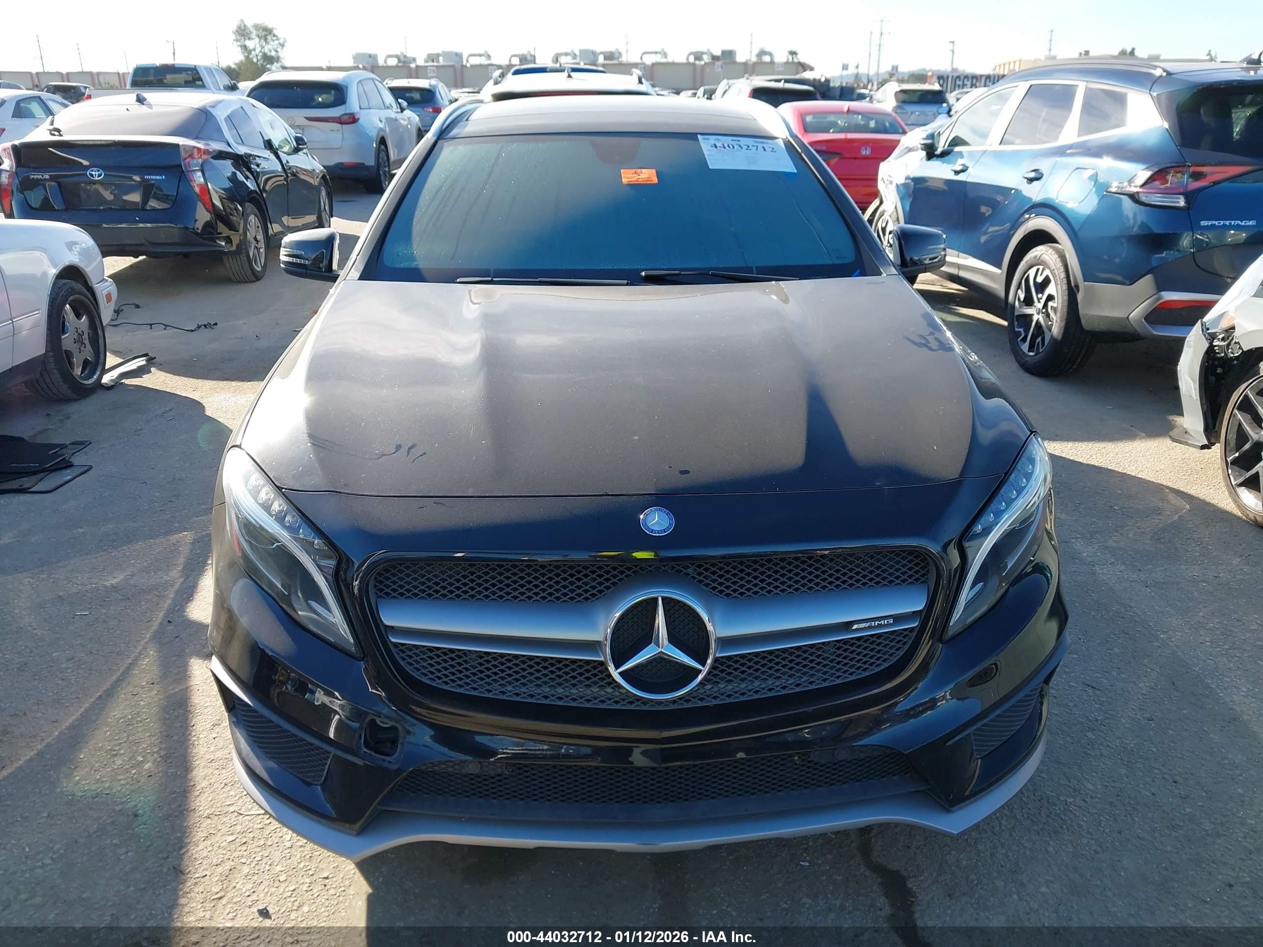 2015 Mercedes-benz Gla 45 Amg 4matic Black vin: WDDTG5CB4FJ135350