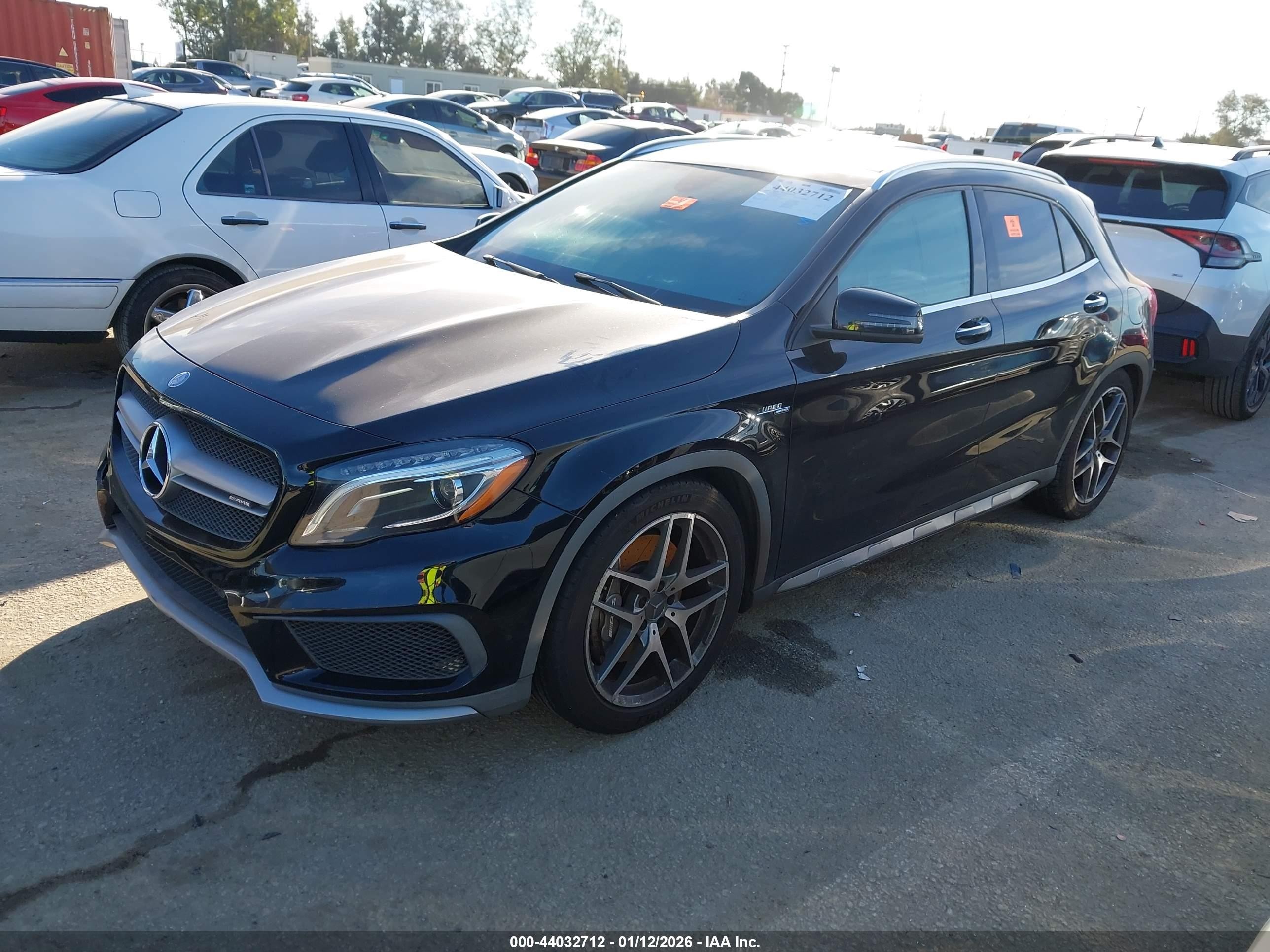 2015 Mercedes-benz Gla 45 Amg 4matic Black vin: WDDTG5CB4FJ135350