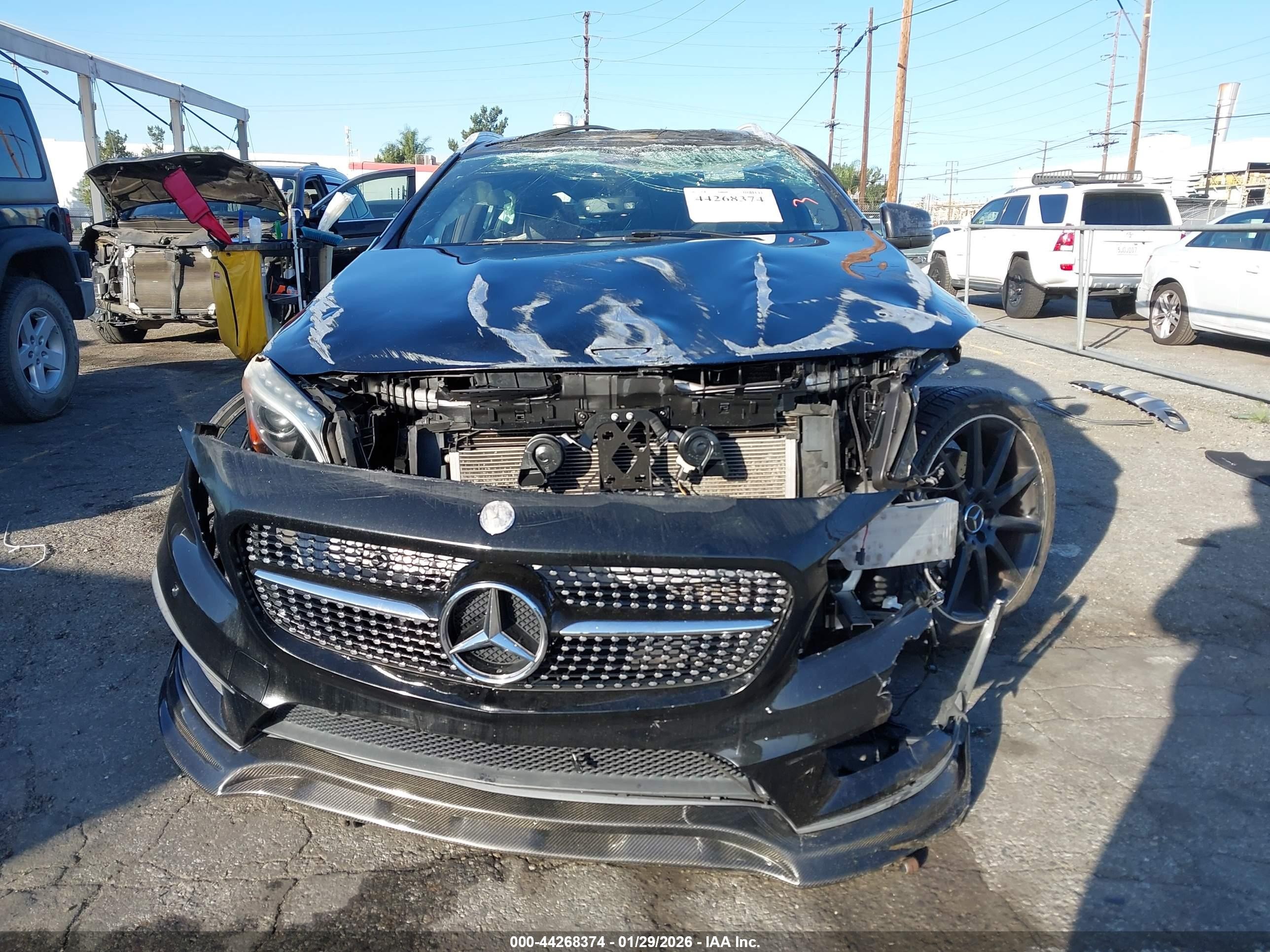 2015 Mercedes-benz Gla 45 Amg 4matic Black vin: WDDTG5CB5FJ056379