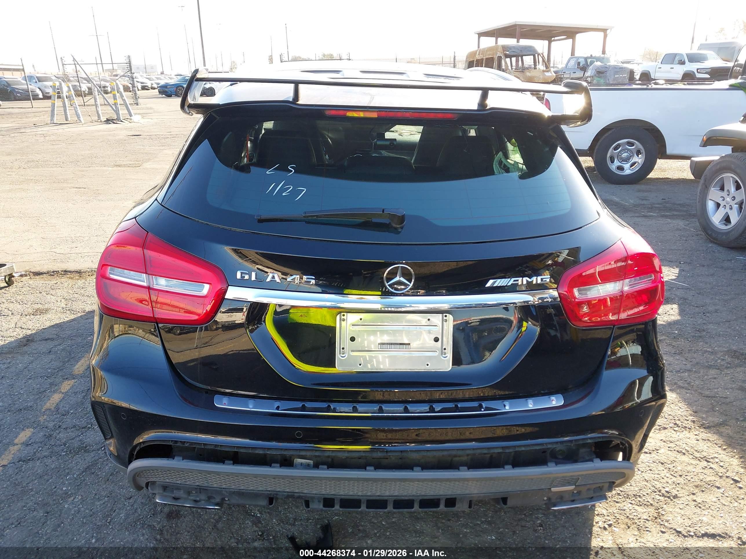2015 Mercedes-benz Gla 45 Amg 4matic Black vin: WDDTG5CB5FJ056379