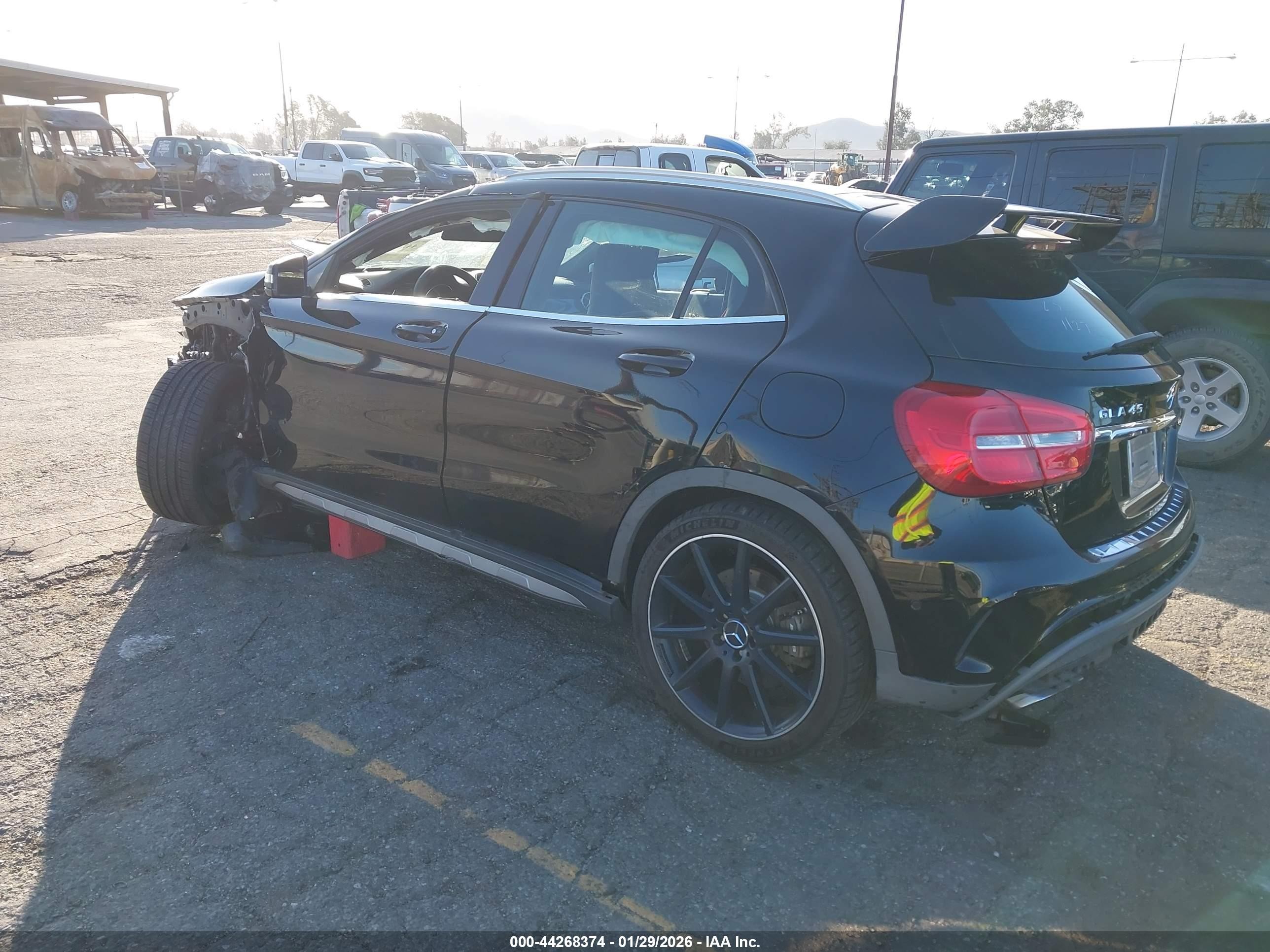 2015 Mercedes-benz Gla 45 Amg 4matic Black vin: WDDTG5CB5FJ056379