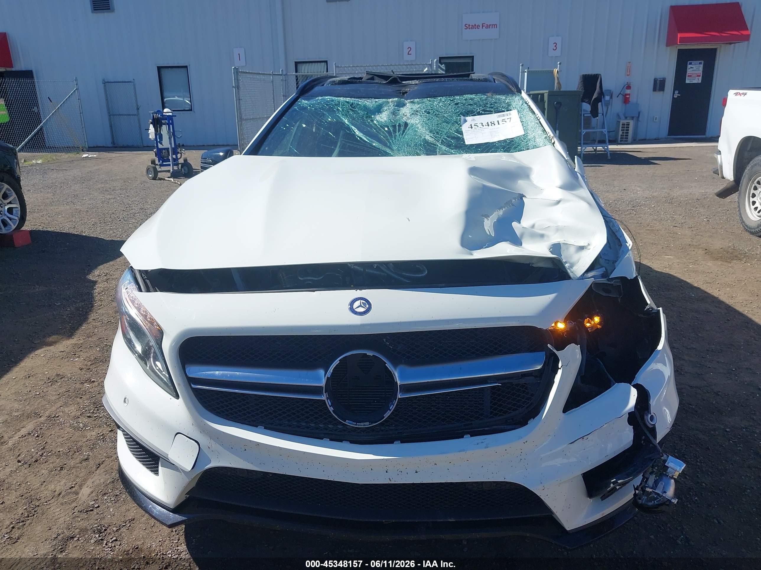 2015 Mercedes-benz Gla 45 Amg 4matic White vin: WDDTG5CB5FJ142954