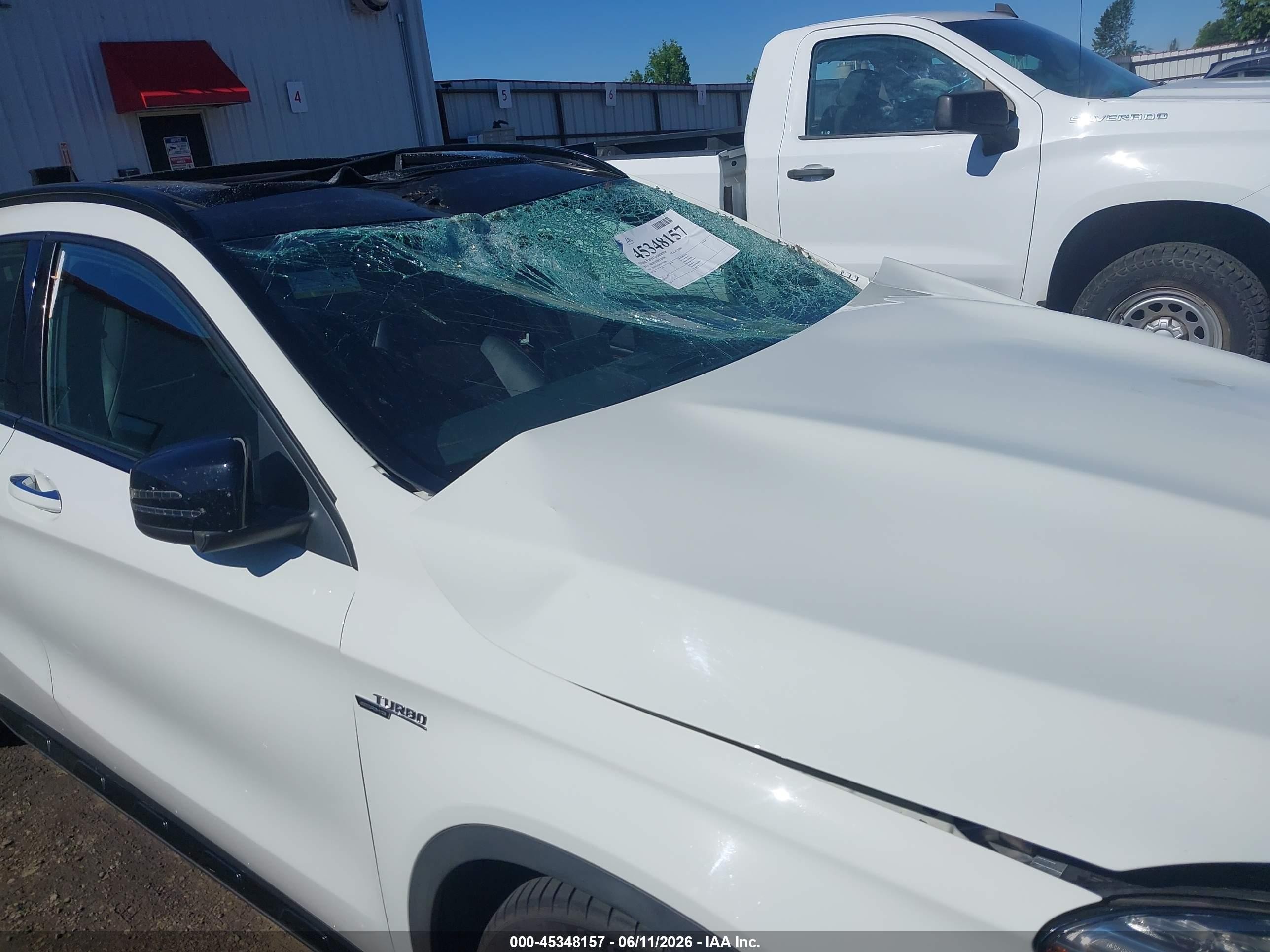 2015 Mercedes-benz Gla 45 Amg 4matic White vin: WDDTG5CB5FJ142954