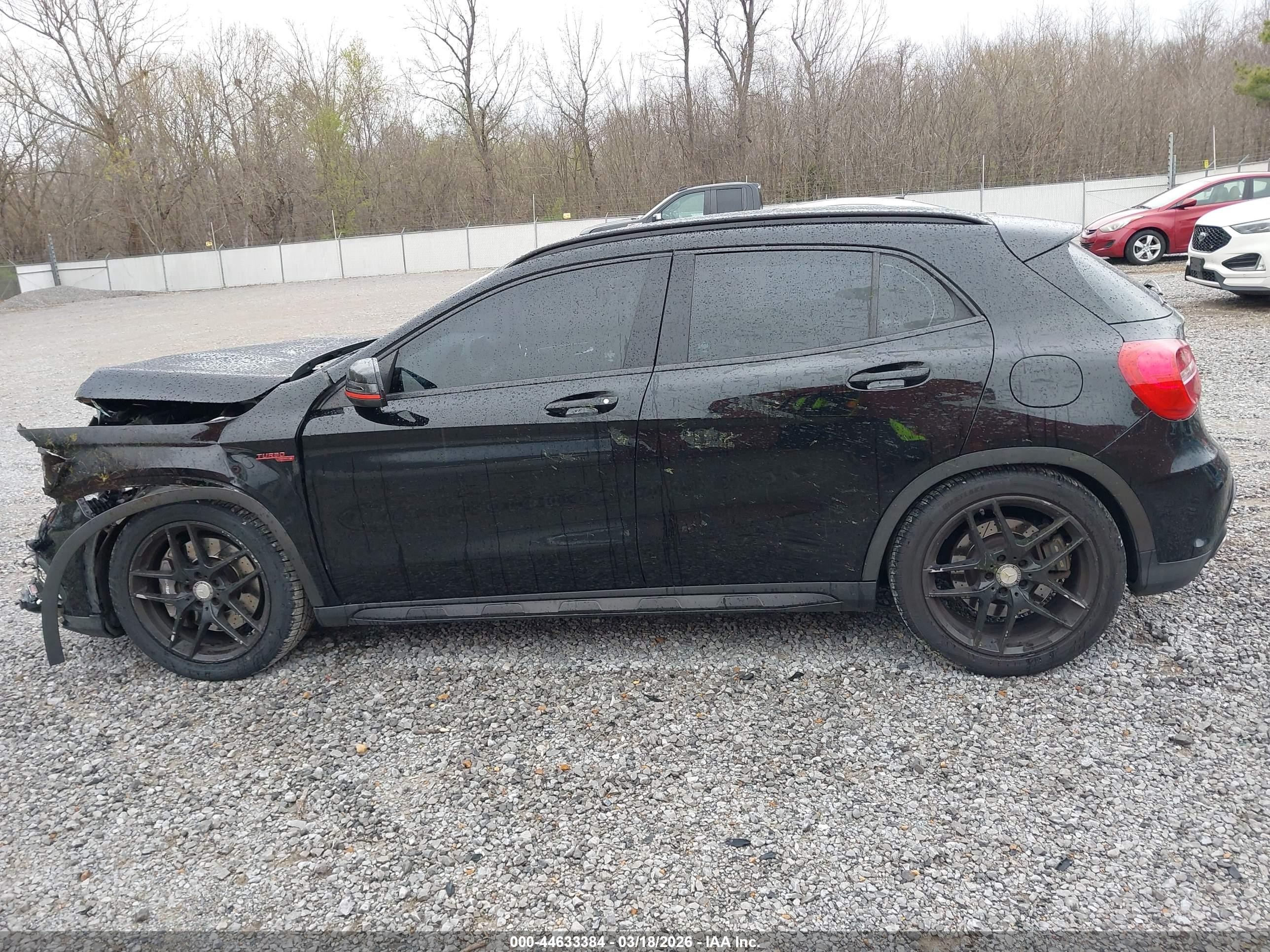 2015 Mercedes-benz Gla 45 Amg 4matic Black vin: WDDTG5CB6FJ107954