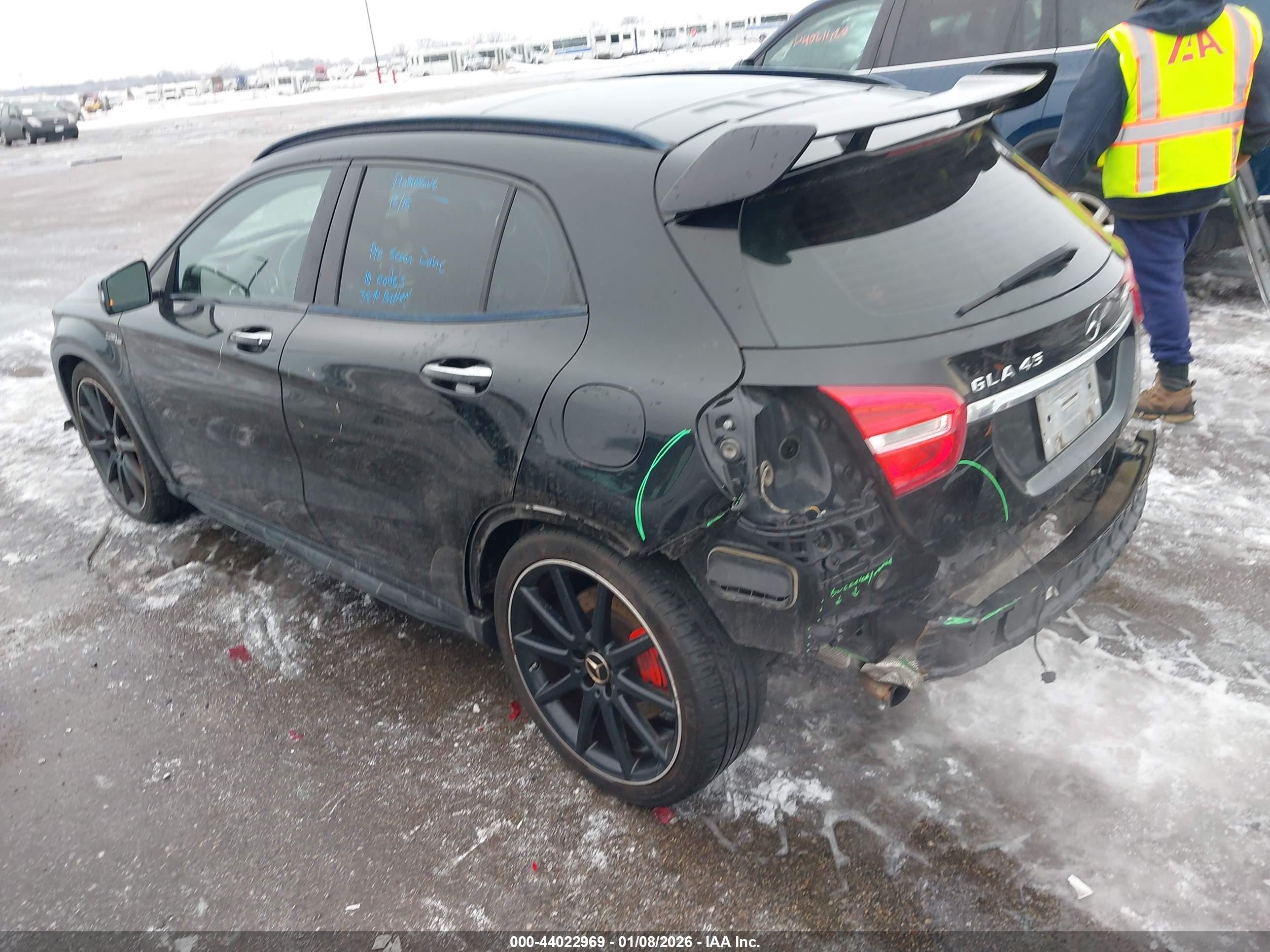 2015 Mercedes-benz Gla 45 Amg 4matic Black vin: WDDTG5CB7FJ093398