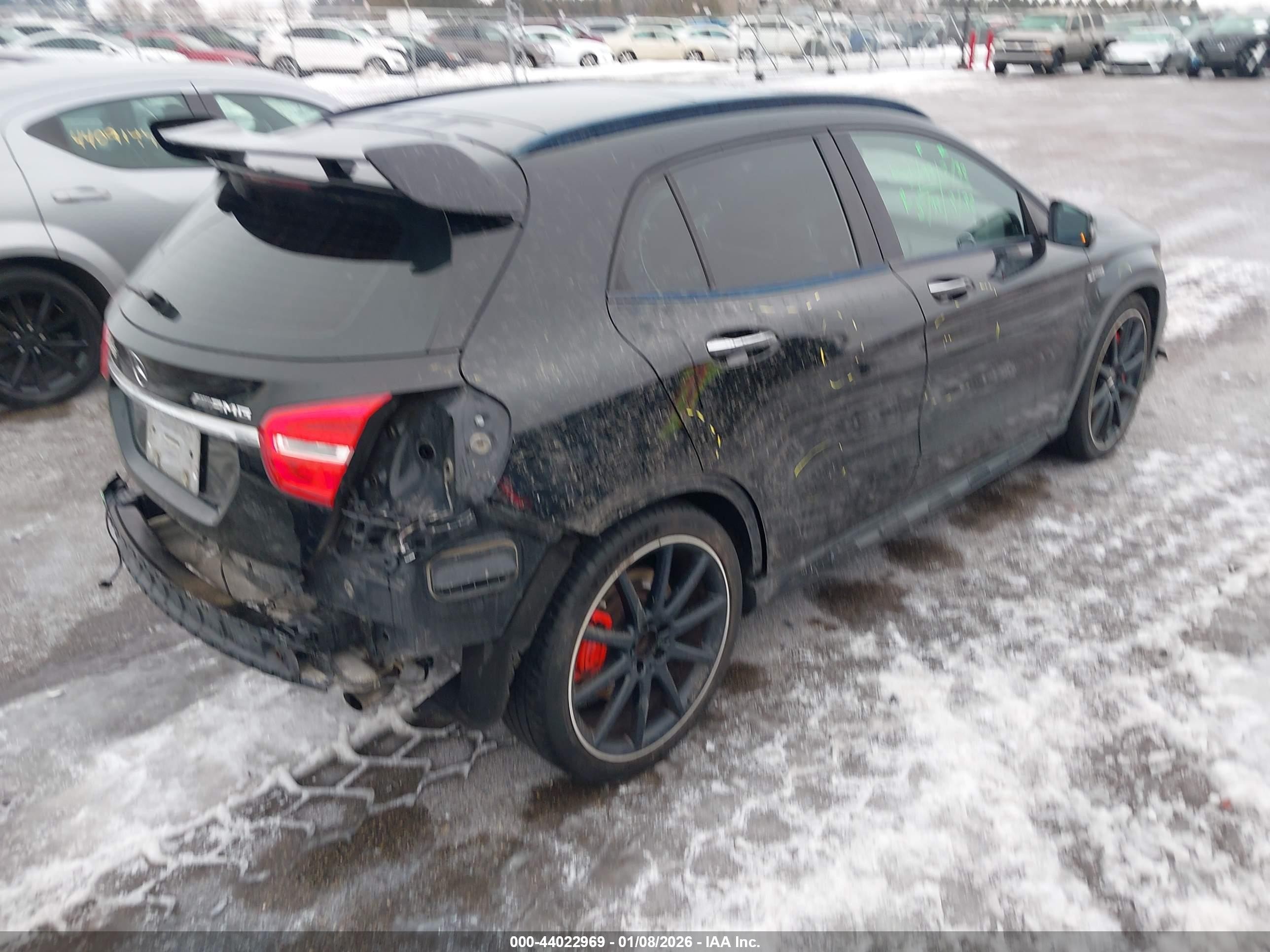 2015 Mercedes-benz Gla 45 Amg 4matic Black vin: WDDTG5CB7FJ093398