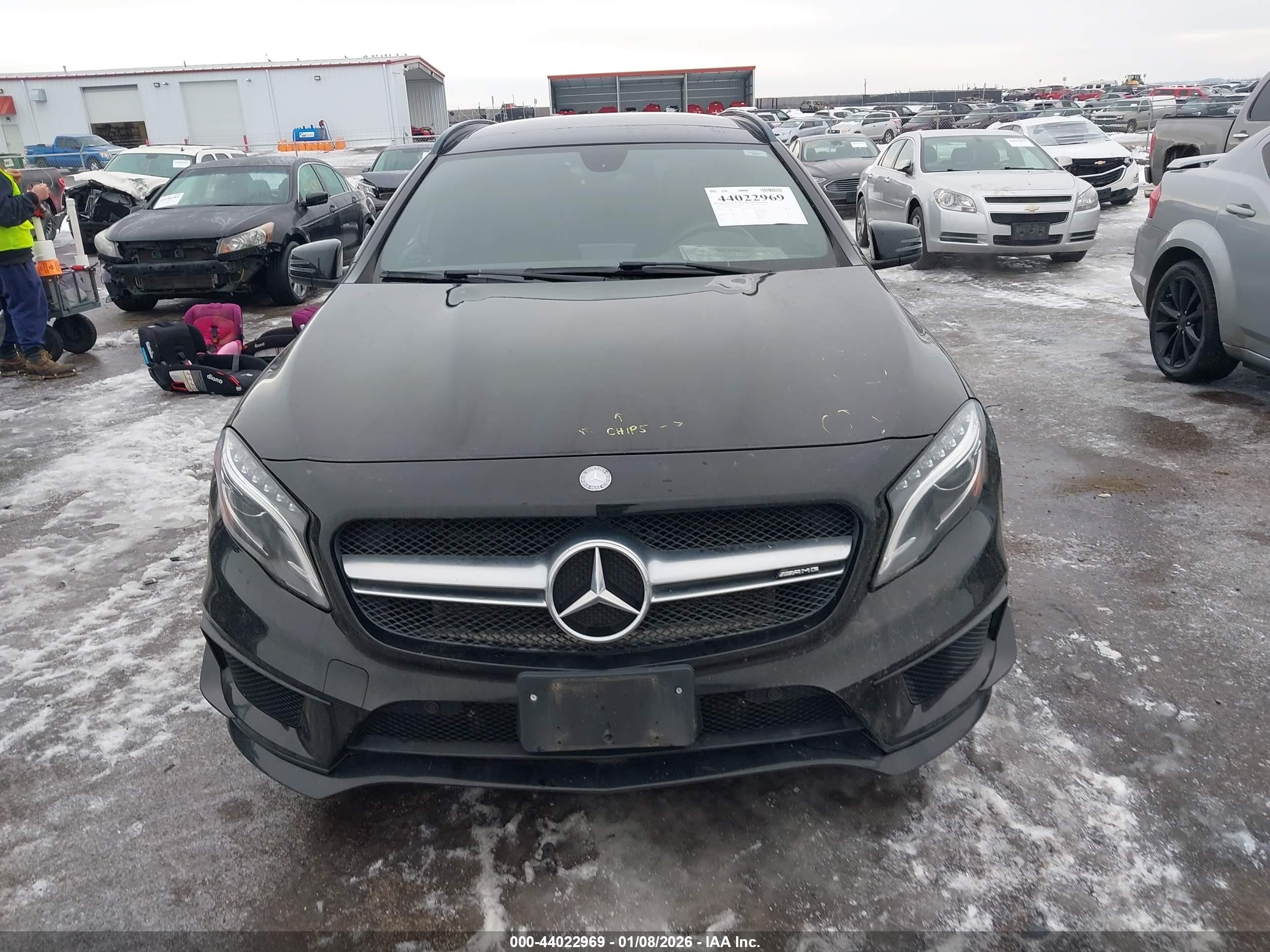 2015 Mercedes-benz Gla 45 Amg 4matic Black vin: WDDTG5CB7FJ093398