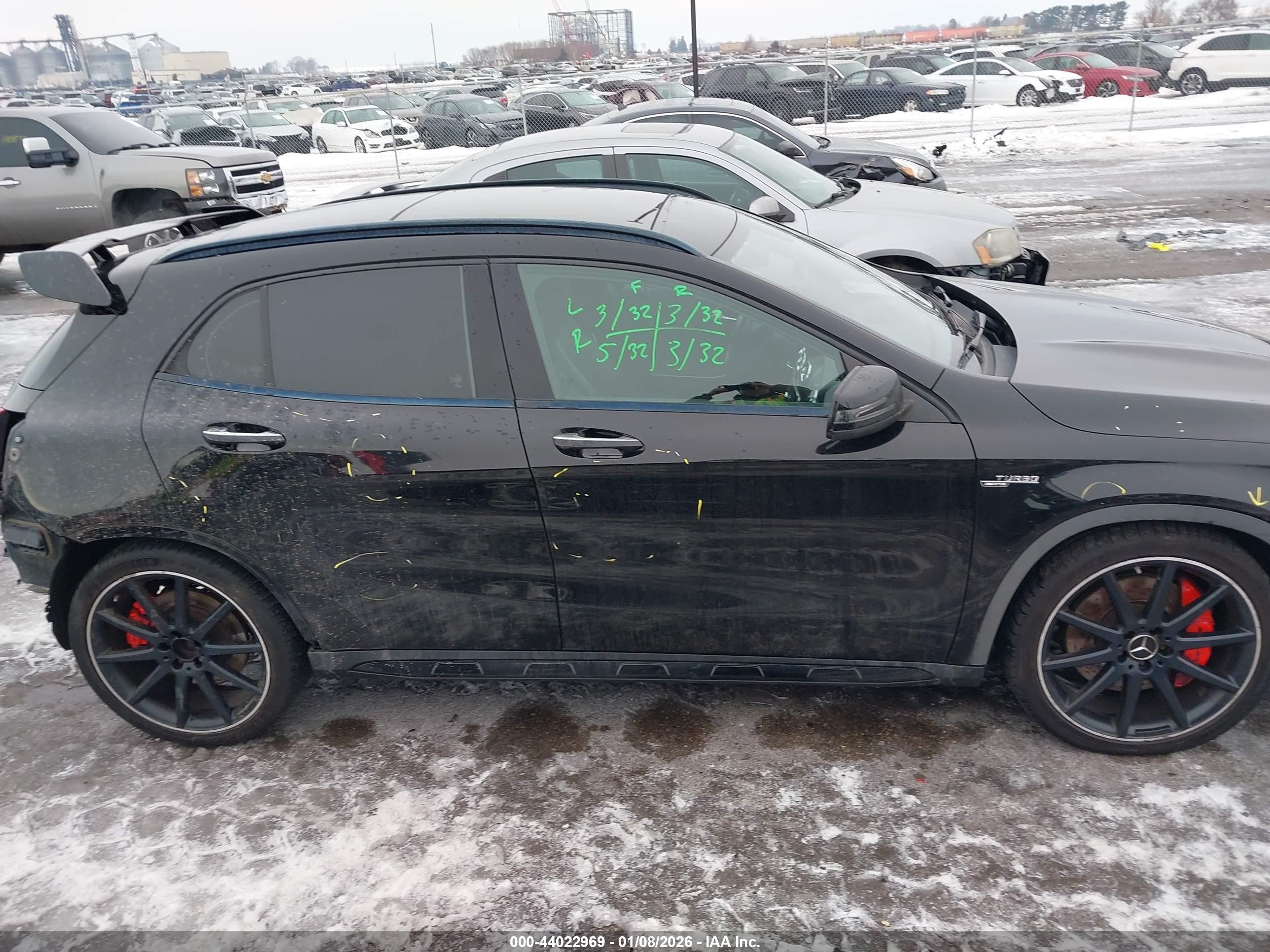 2015 Mercedes-benz Gla 45 Amg 4matic Black vin: WDDTG5CB7FJ093398