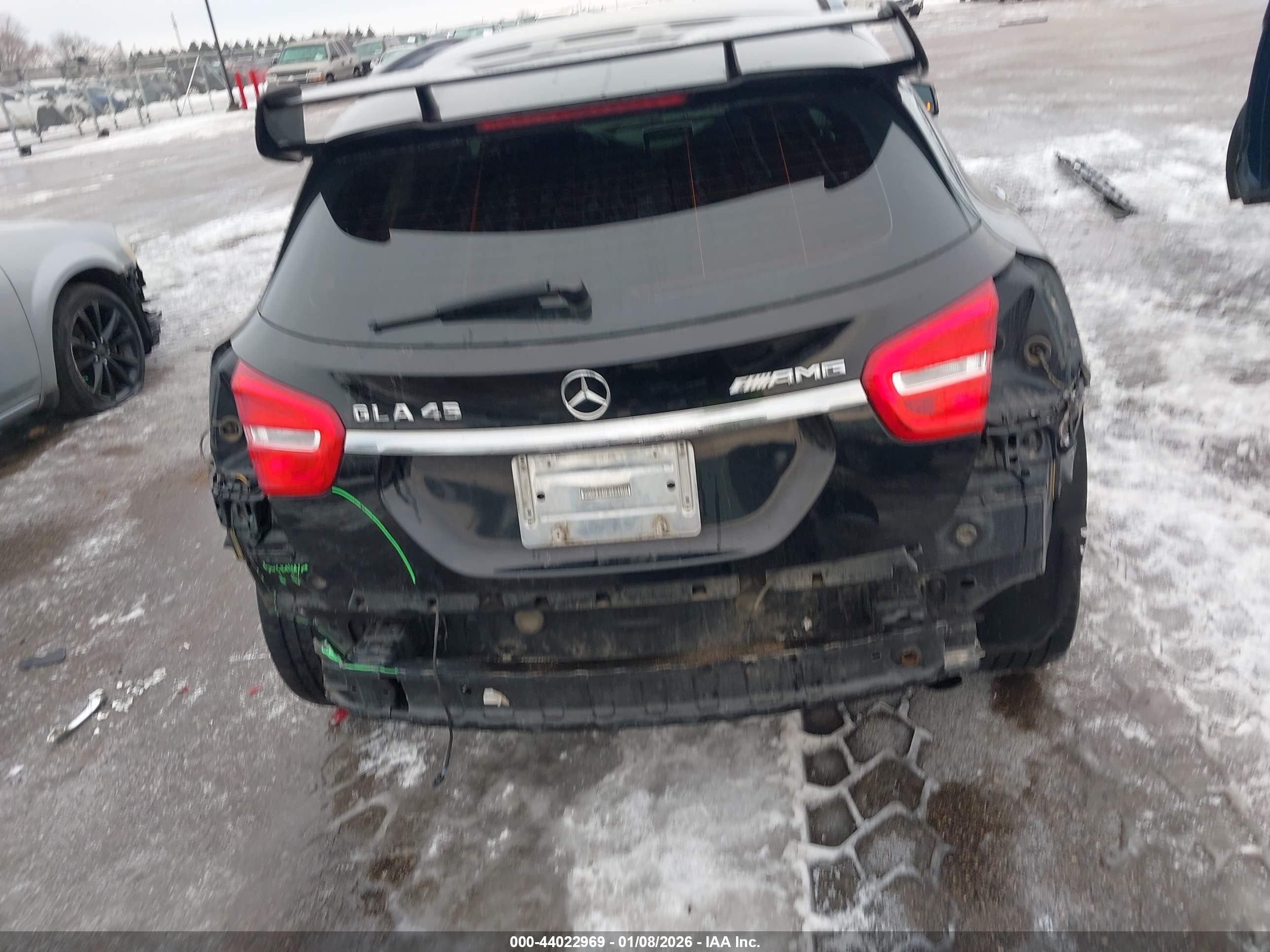 2015 Mercedes-benz Gla 45 Amg 4matic Black vin: WDDTG5CB7FJ093398