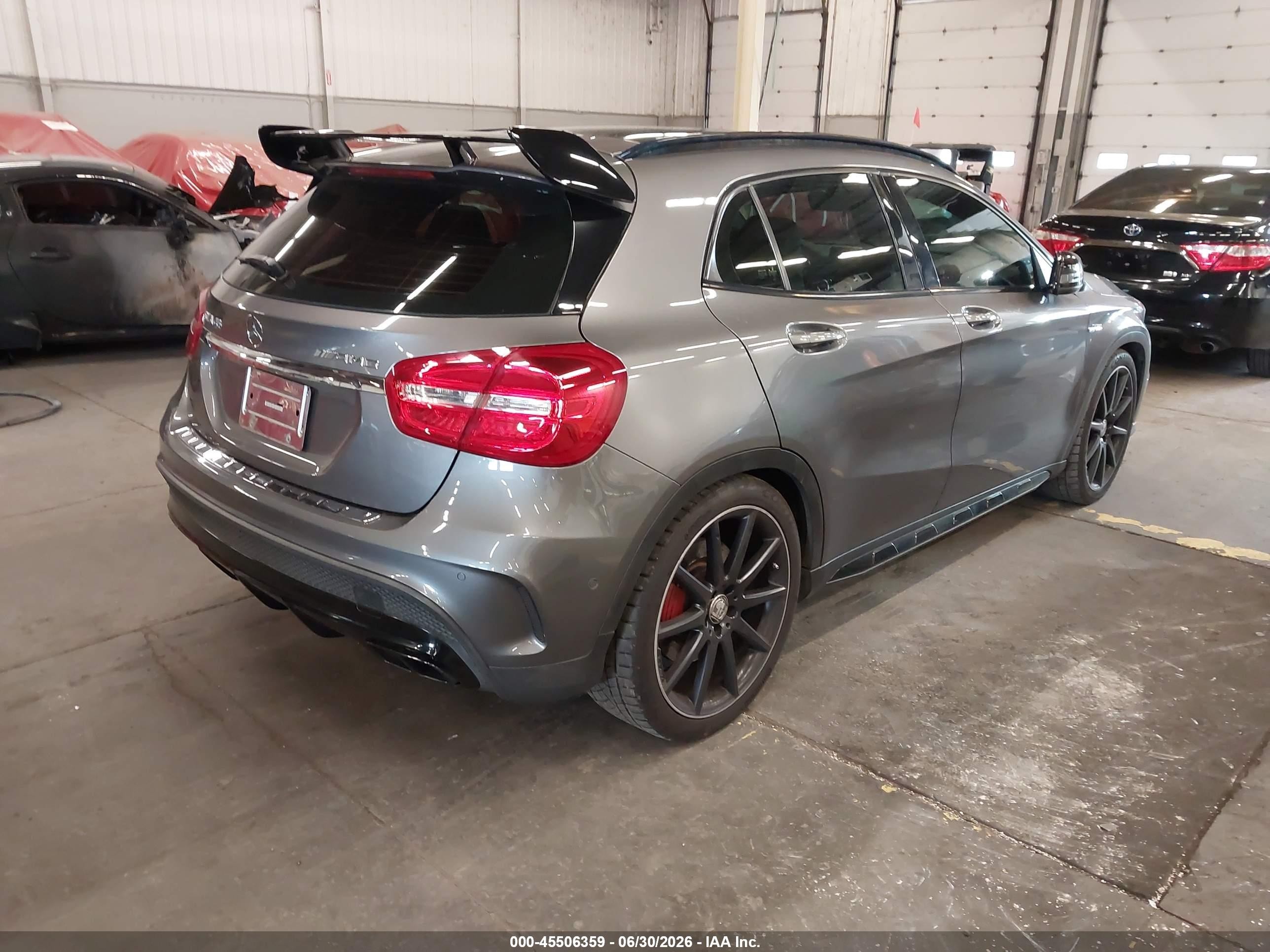 2015 Mercedes-benz Gla 45 Amg 4matic Gray vin: WDDTG5CB9FJ061939