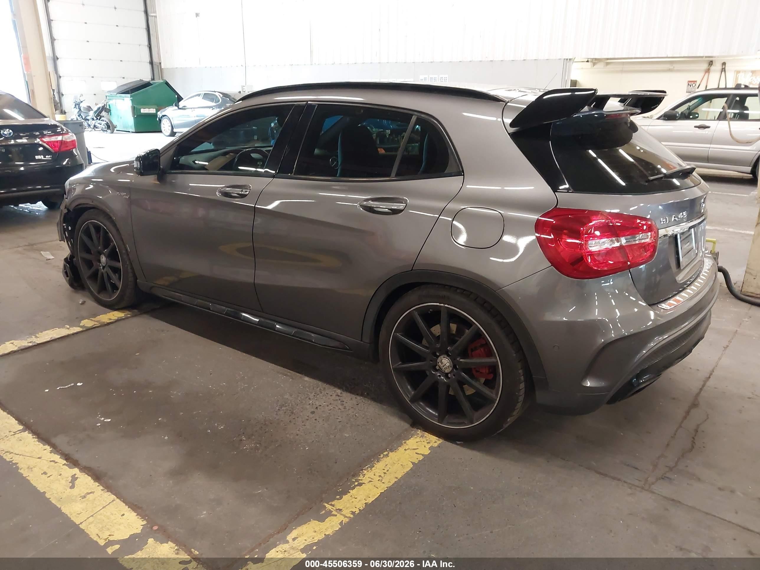 2015 Mercedes-benz Gla 45 Amg 4matic Gray vin: WDDTG5CB9FJ061939